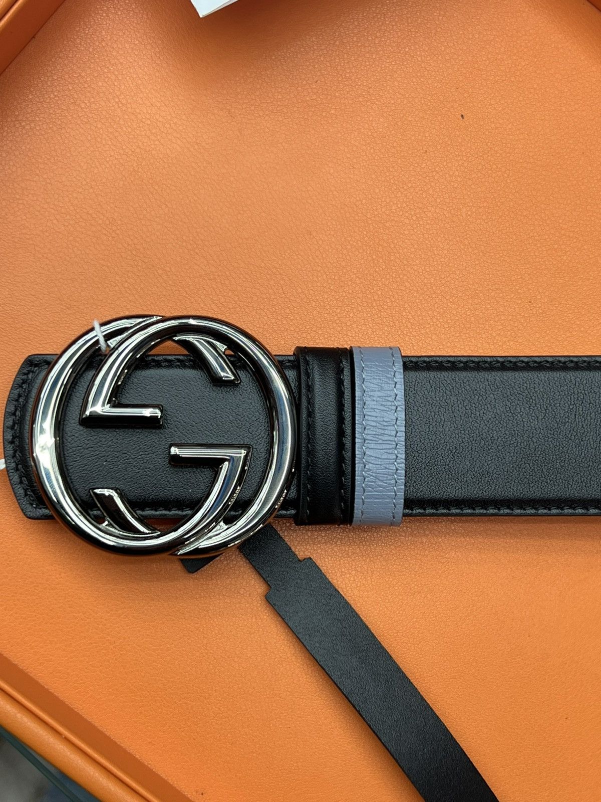 Gucci Gucci Reversible Leather Belt Size 40 - 5 Thumbnail