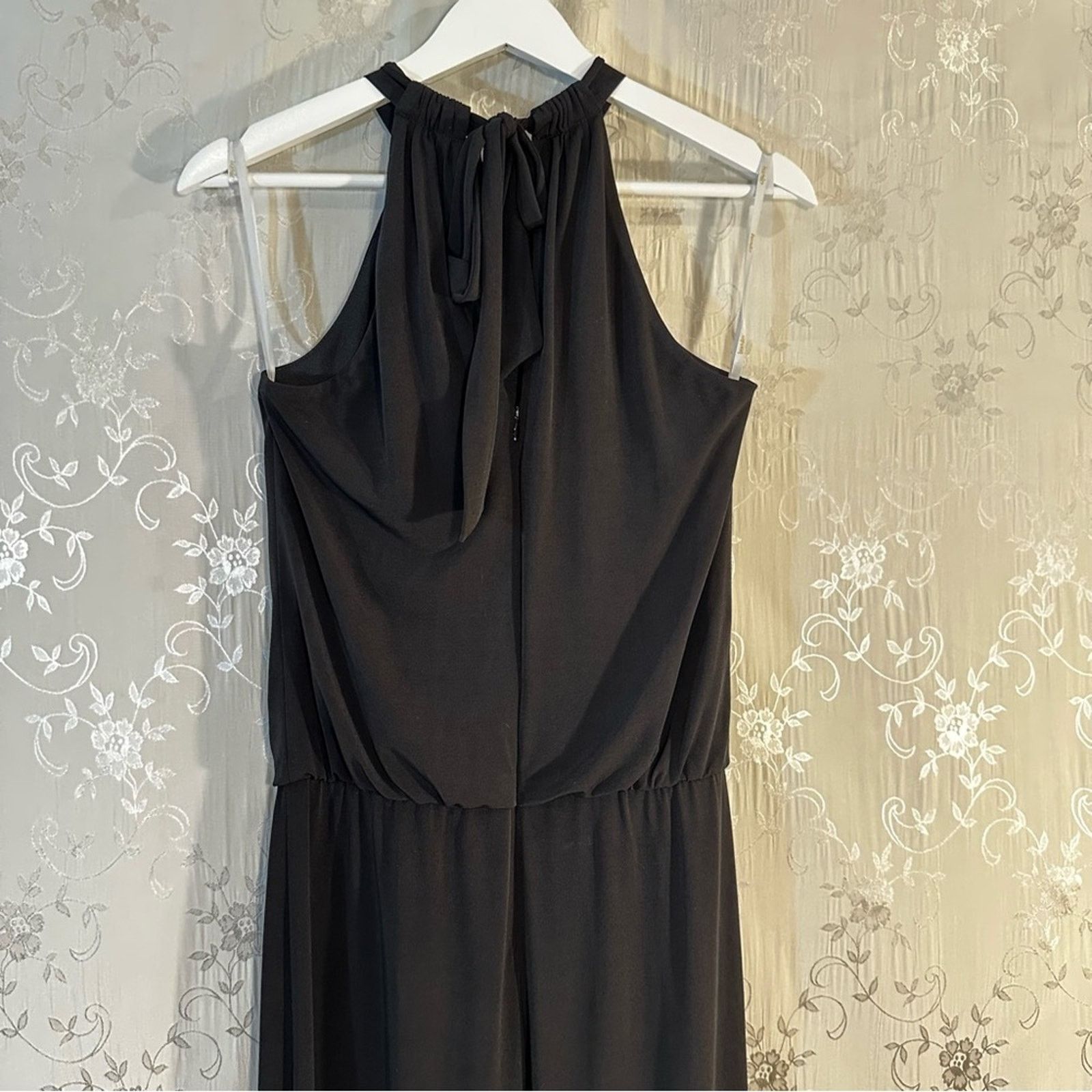 Laundry by Shelli Segal Laundry By Shelli Segal Black Halter Jumpsuit Size 2 Size 26" / US 2 / IT 38 - 10 Thumbnail