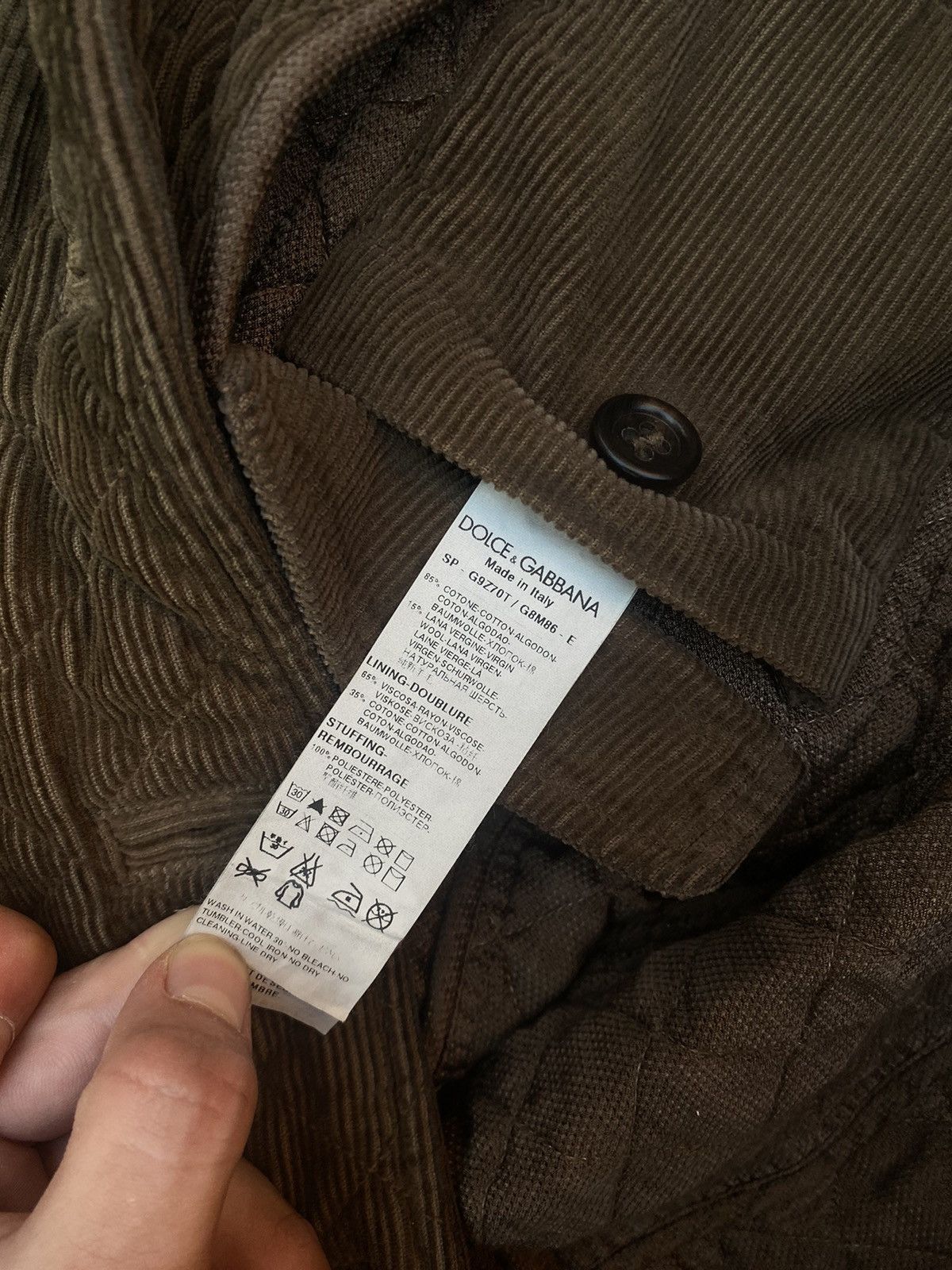 Dolce & Gabbana Dolce & Gabbana velvet jacket Size US M / EU 48-50 / 2 - 5 Thumbnail