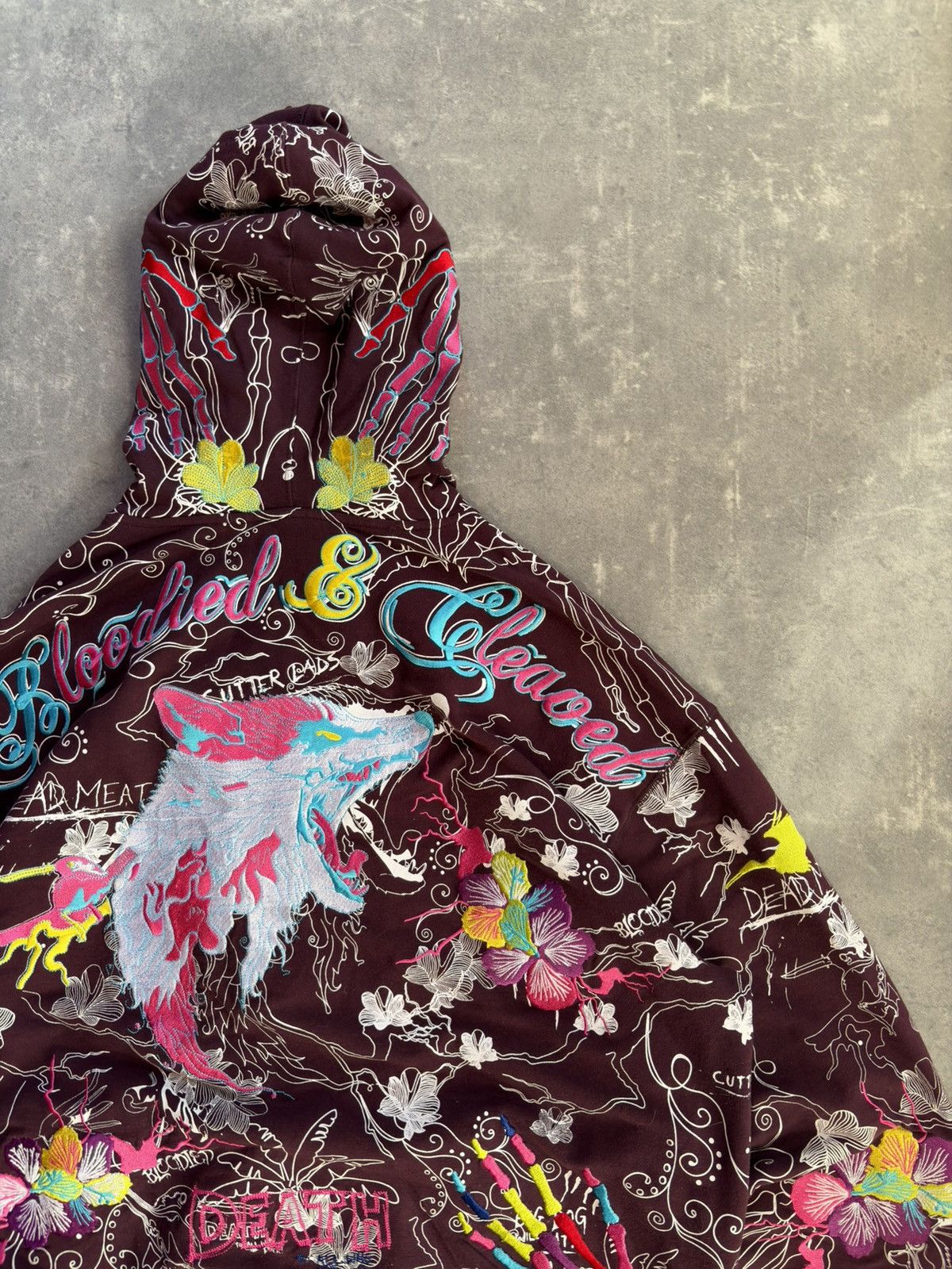 Artful Dodger Artful Dodger Exiled To Bishop AOP Embroidered Zip Hoodie XL Size US XL / EU 56 / 4 - 16 Thumbnail