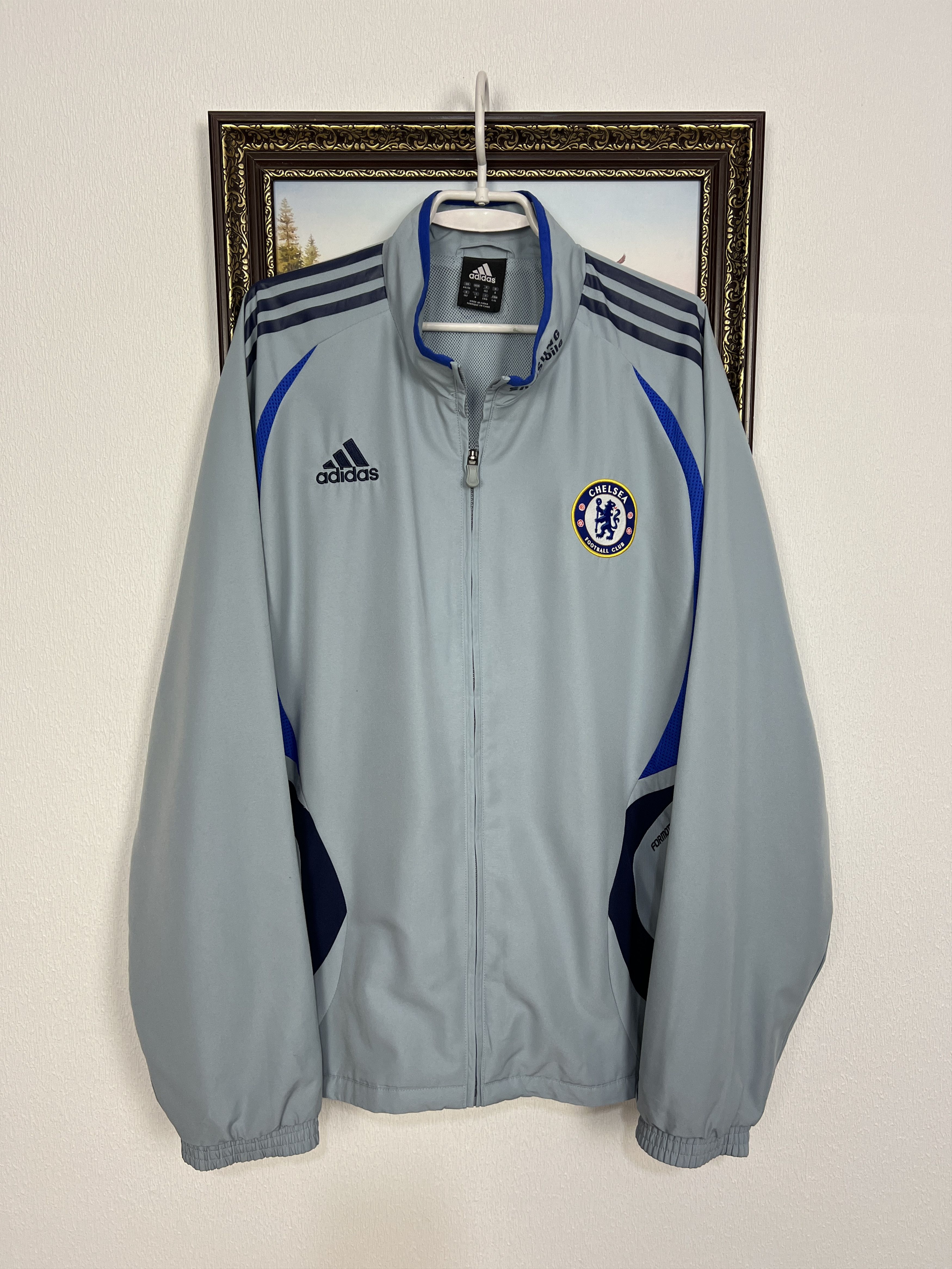 Adidas Vintage Adidas Chelsea Football Jacket Soccer Track Top Blue Size US XL / EU 56 / 4 - 1 Thumbnail