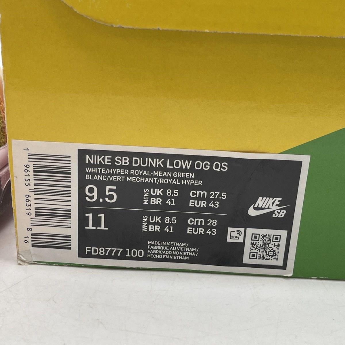 Nike Dunk low SB sandy bodeker Size US 9.5 / EU 42-43 - 9 Thumbnail