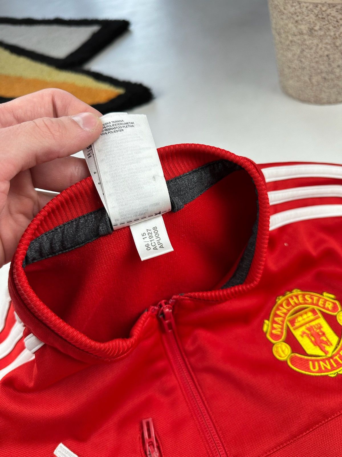 Nike × Vintage Nike Manchester United Jacket Training Soccer Top Full Zip Size US M / EU 48-50 / 2 - 10 Thumbnail