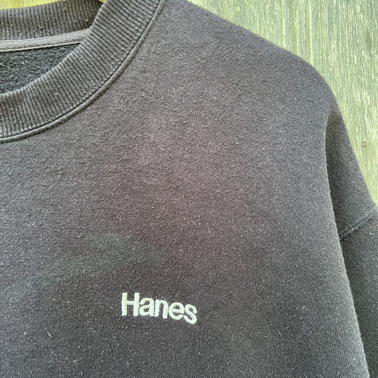 Hanes Vintage Y2K Hanes North Carolina black Sweatshirt Size US XL / EU 56 / 4 - 5 Thumbnail