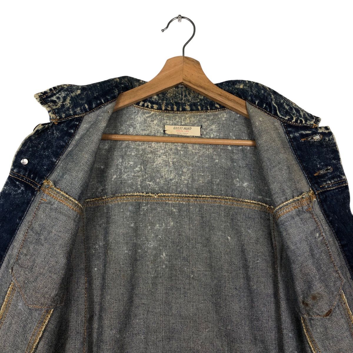 Japanese Brand 🔥90’s Vintage Denim Jacket Bomber Great Mind Japan Made Size US M / EU 48-50 / 2 - 11 Thumbnail