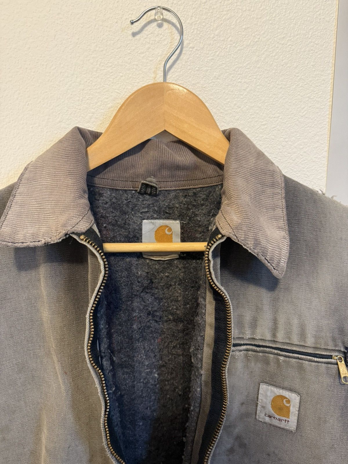 Carhartt Vintage Carhartt Detroit Jacket - Smokey Grey Size US L / EU 52-54 / 3 - 6 Thumbnail