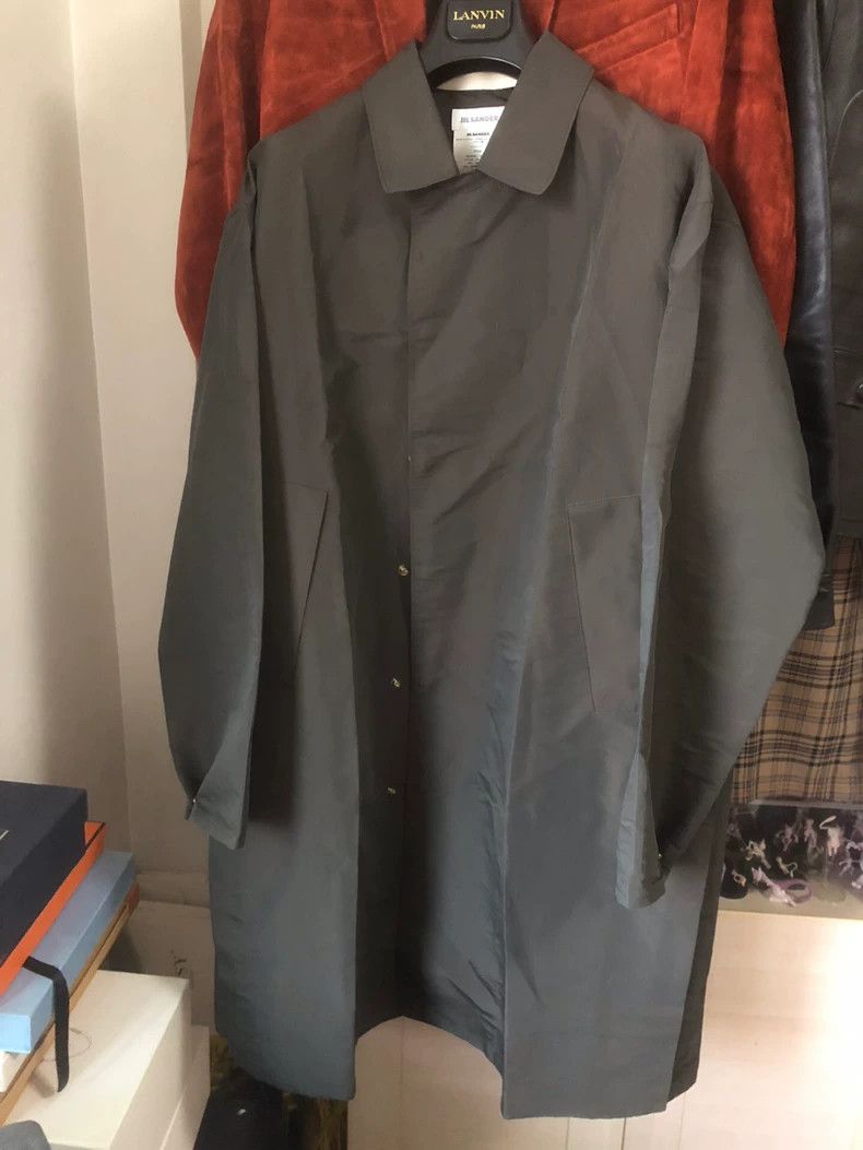 Jil Sander Jil Sander silk blend coat trench coat Size M / US 6-8 / IT 42-44 - 1 Thumbnail