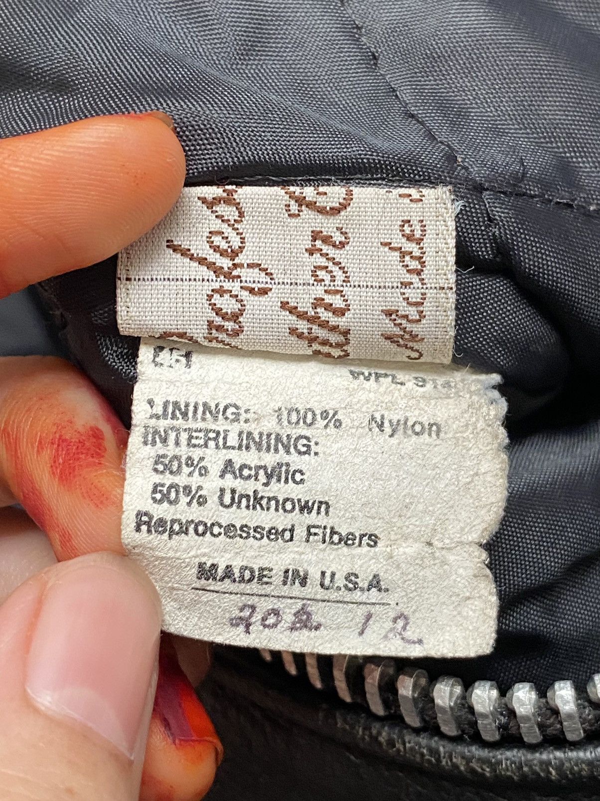 Other True Vintage Made In Usa Double Collar Leather Jacket 1960s Size US M / EU 48-50 / 2 - 9 Thumbnail