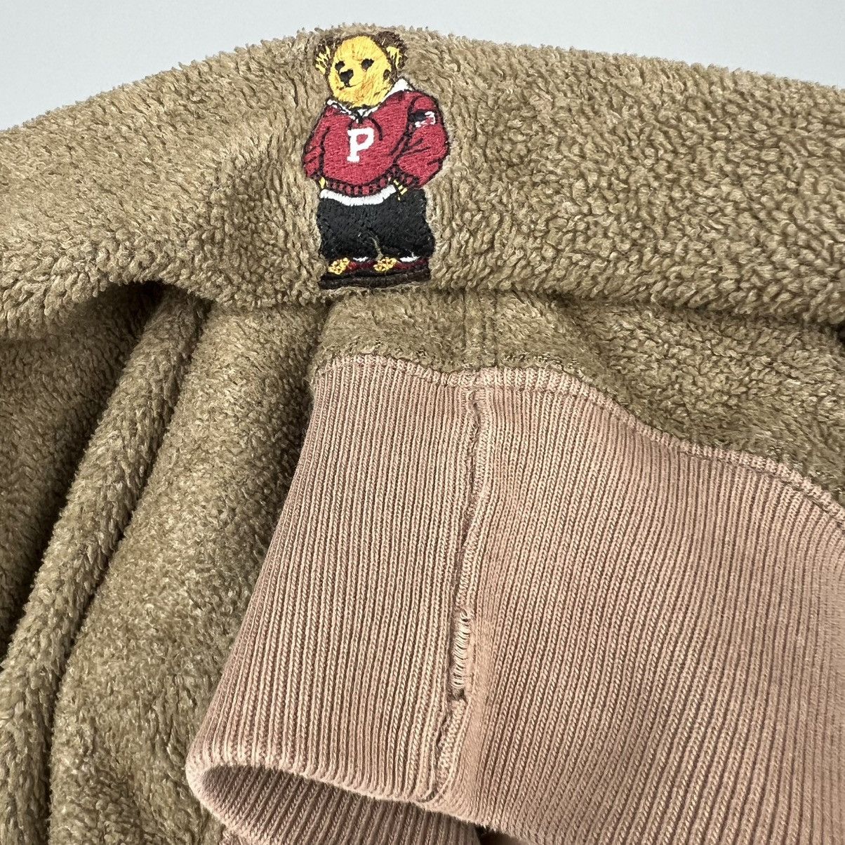 Polo Ralph Lauren Rare Vintage Polo Bear Ralph Lauren half Zip Fleece Sweater Size US L / EU 52-54 / 3 - 8 Thumbnail