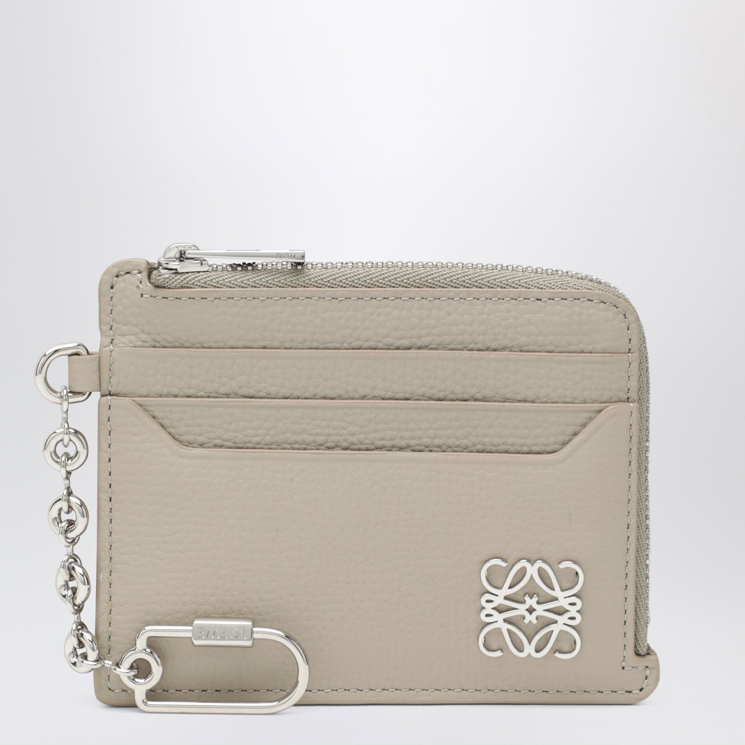 Loewe Loewe Clay Anagram Card Holder With Chain Size ONE SIZE - 1 Thumbnail