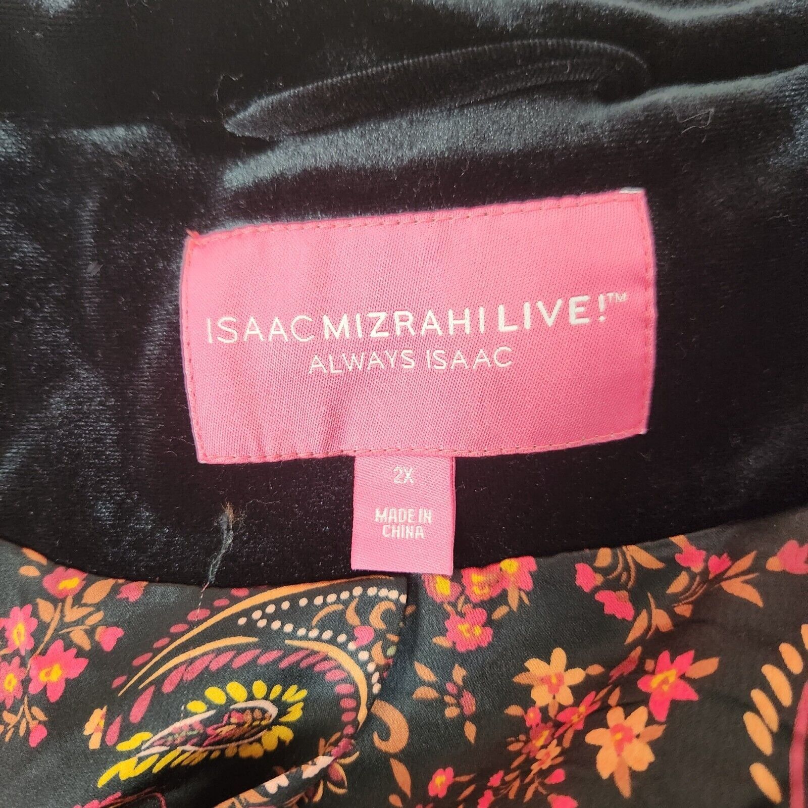 Isaac Mizrahi Isaac Mizrahi Live! Velvet Puffer Jacket Black 2X Size XXL / US 16-18 / IT 52-54 - 12 Thumbnail