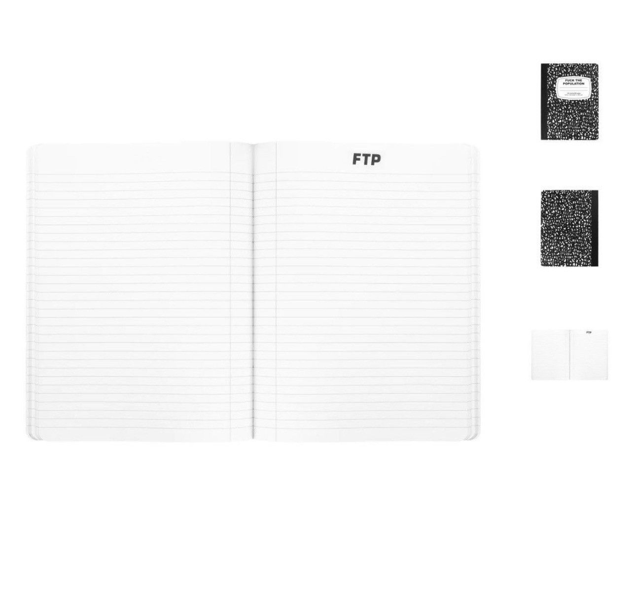 Fuck The Population FTP COMPOSITION NOTEBOOK Size ONE SIZE - 4 Thumbnail