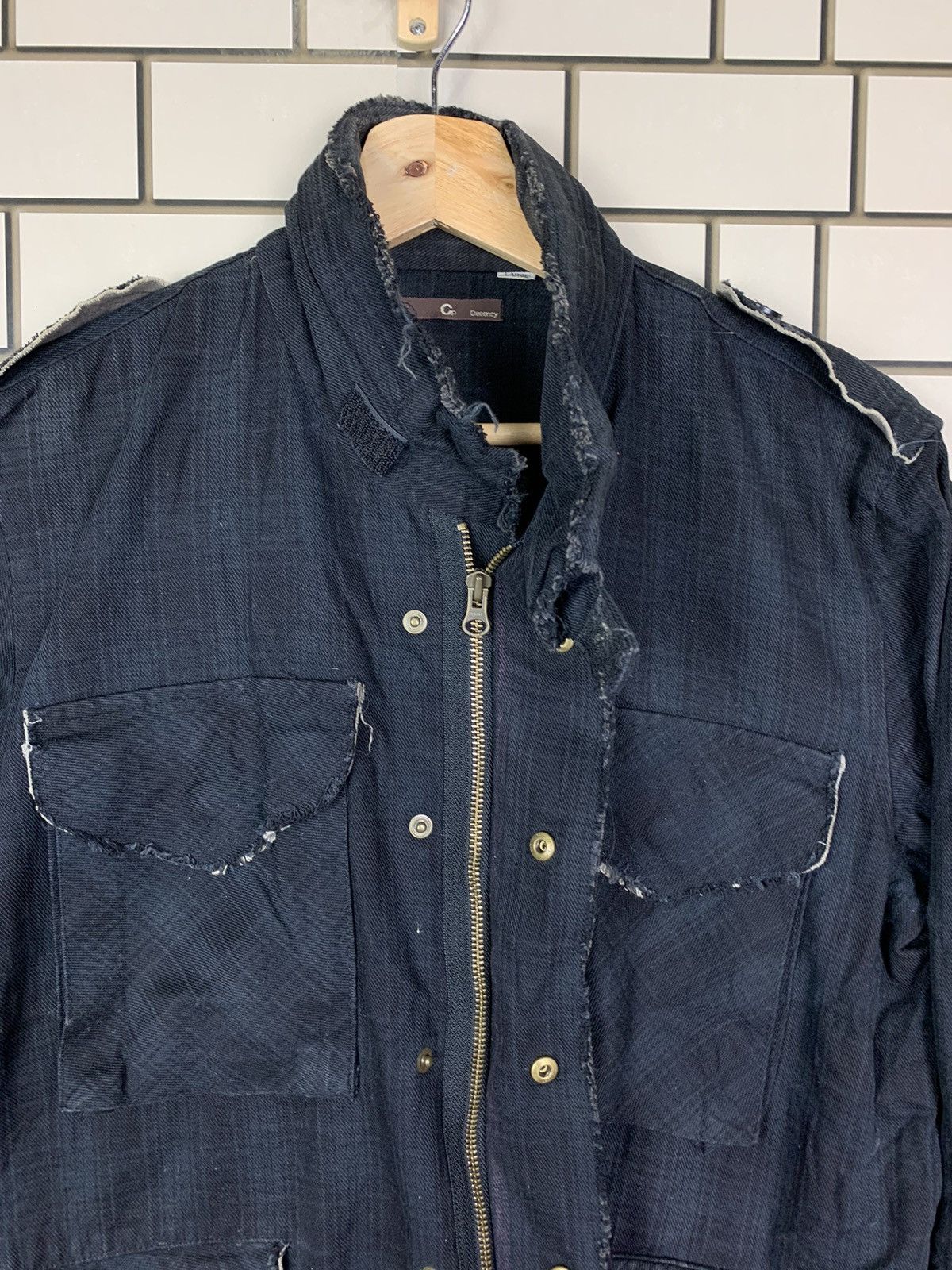 Japanese Brand × Vintage Vintage Japanese Brand CP Decency Distressed Jacket Size US L / EU 52-54 / 3 - 13 Thumbnail
