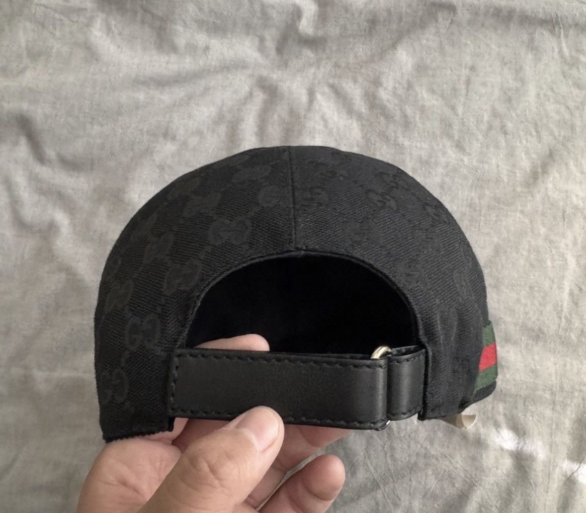 Gucci A Gucci GG canvas baseball hat in Web black, size Medium. Size ONE SIZE - 2 Thumbnail