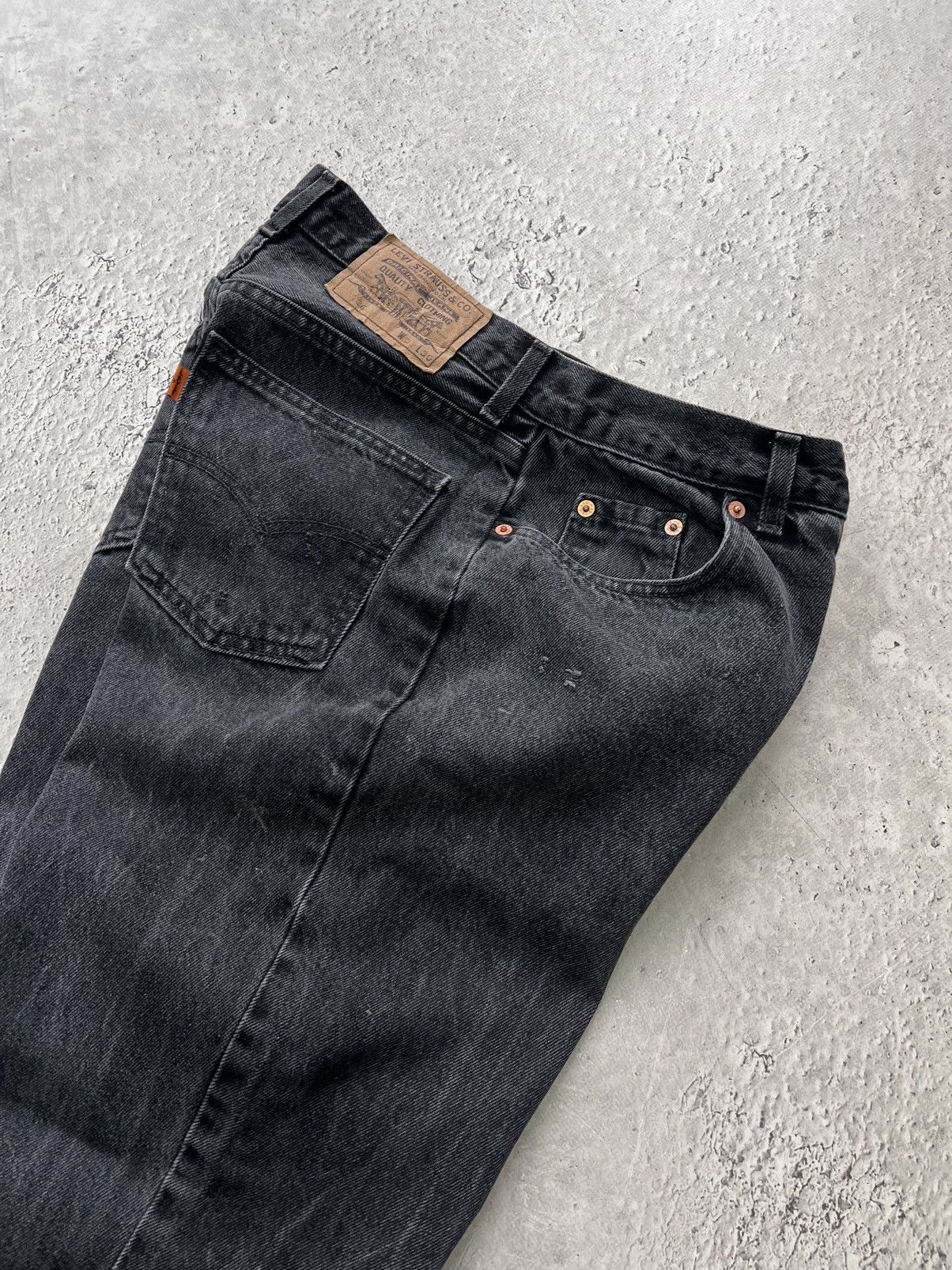 Levi's Vintage Clothing × Vintage Vintage WASHED 90s USA LEVIS BAGGY CARPENER PANTS SILVER TAB Size US 32 / EU 48 - 7 Thumbnail