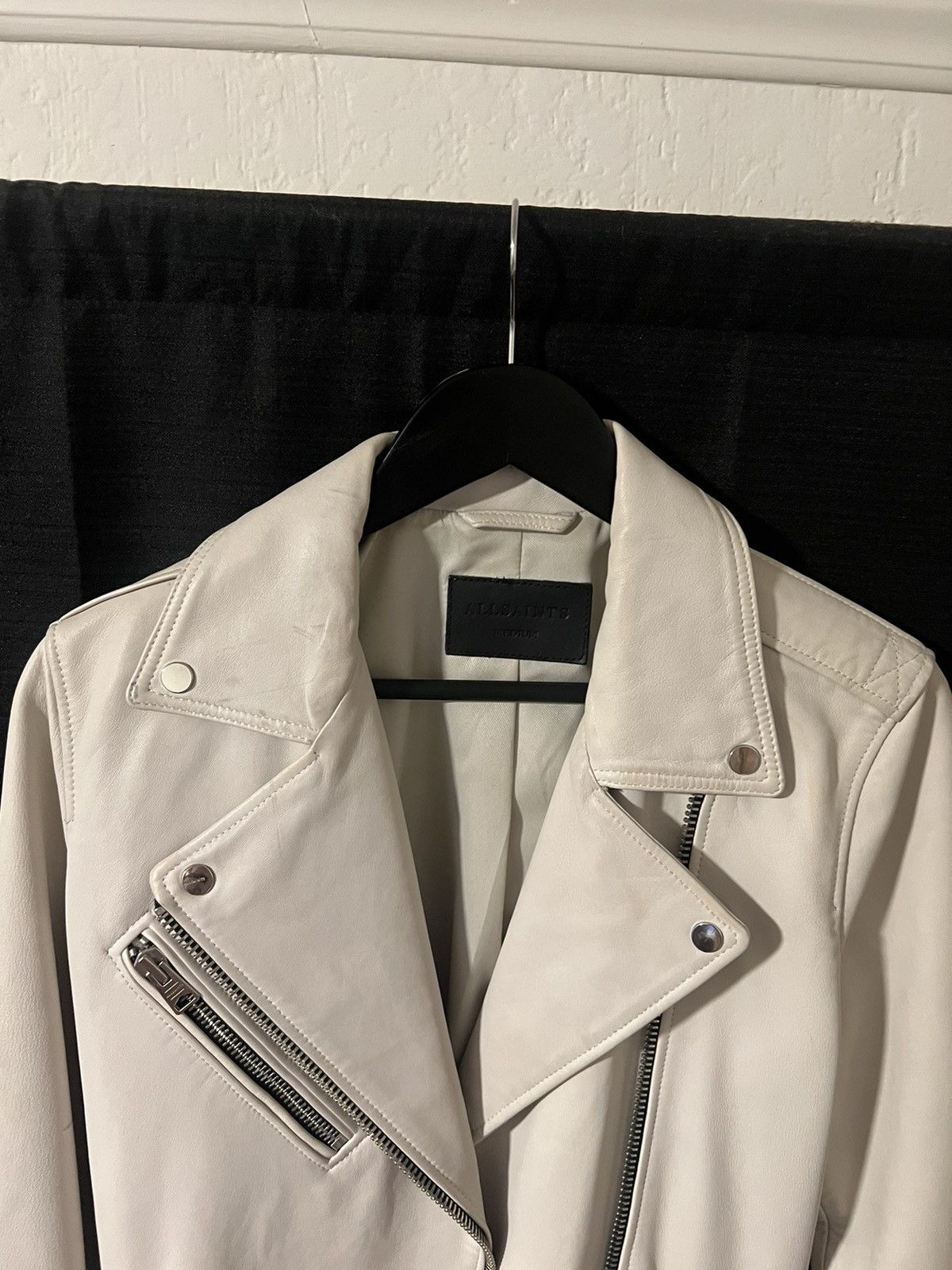 Allsaints Allsaints lamb leather motorcycle jacket size medium Size US M / EU 48-50 / 2 - 5 Thumbnail