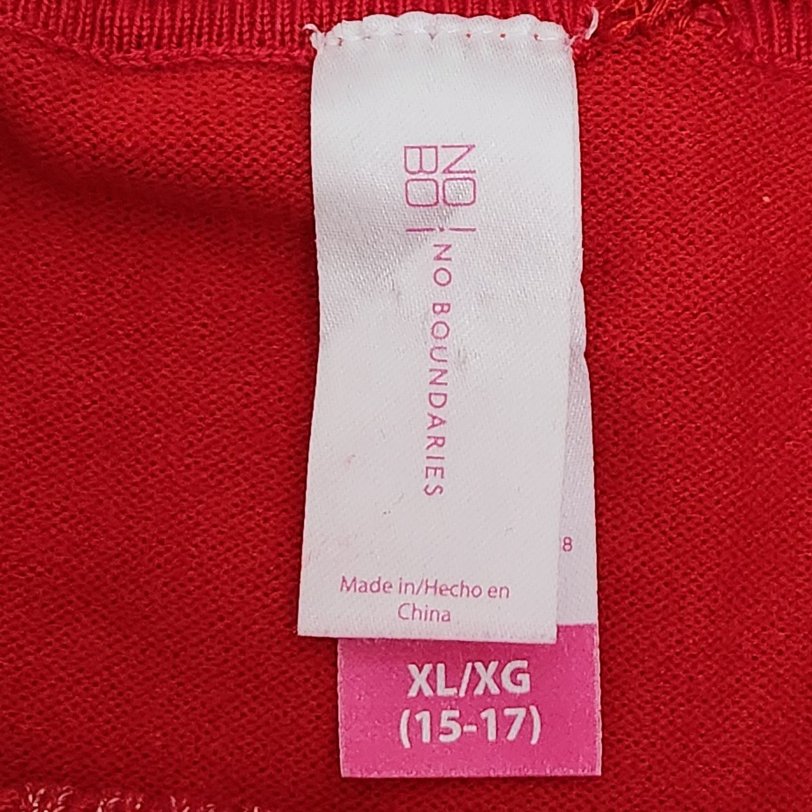 Other No Boundaries Red Silver Cowl Neck Dress XL 15 17 Juniors Size XL / US 12-14 / IT 48-50 - 5 Thumbnail