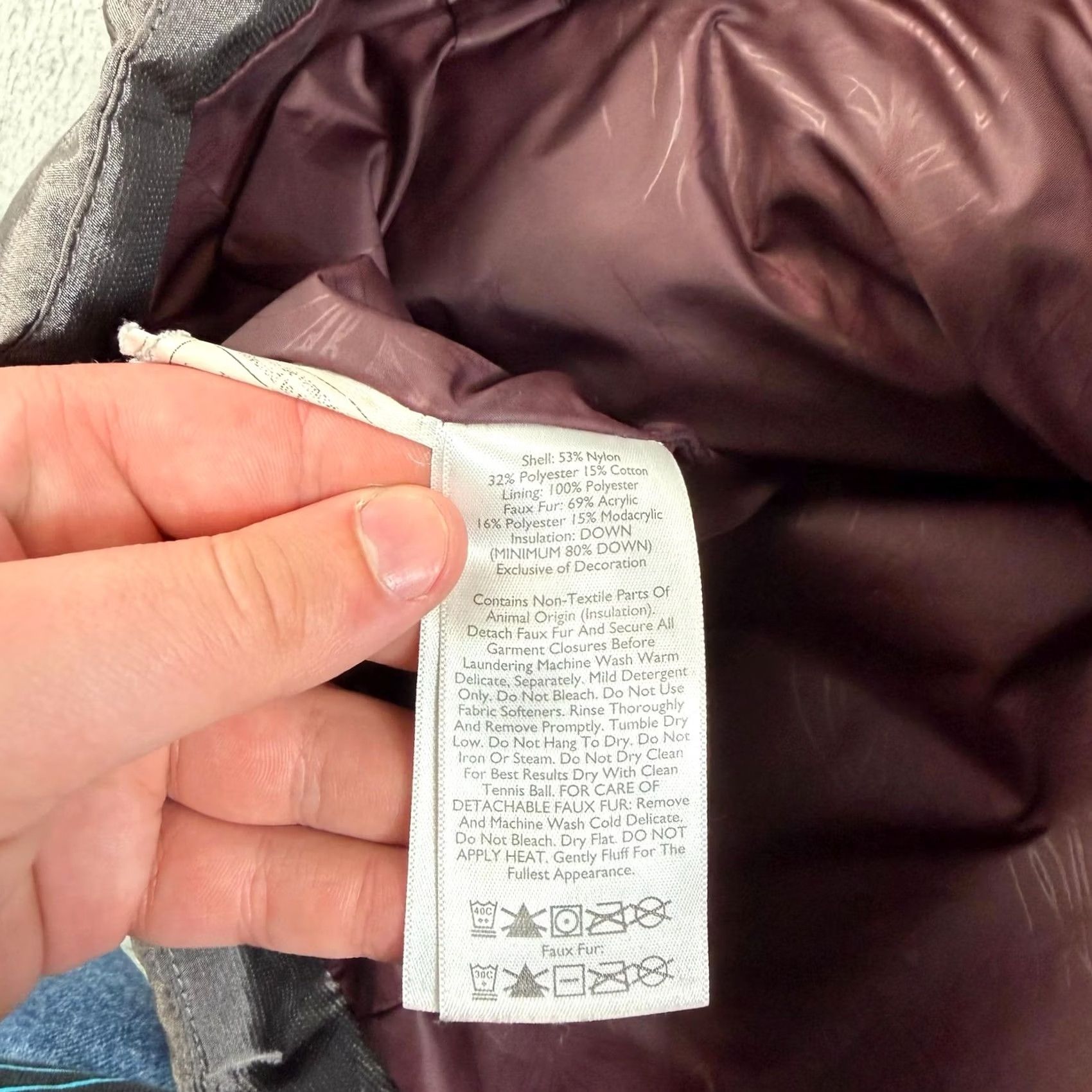 Eddie Bauer Eddie Bauer Down Parka Womens M Brown Hooded Fur Trim Quilted Puffer Coat Size M / US 6-8 / IT 42-44 - 4 Thumbnail