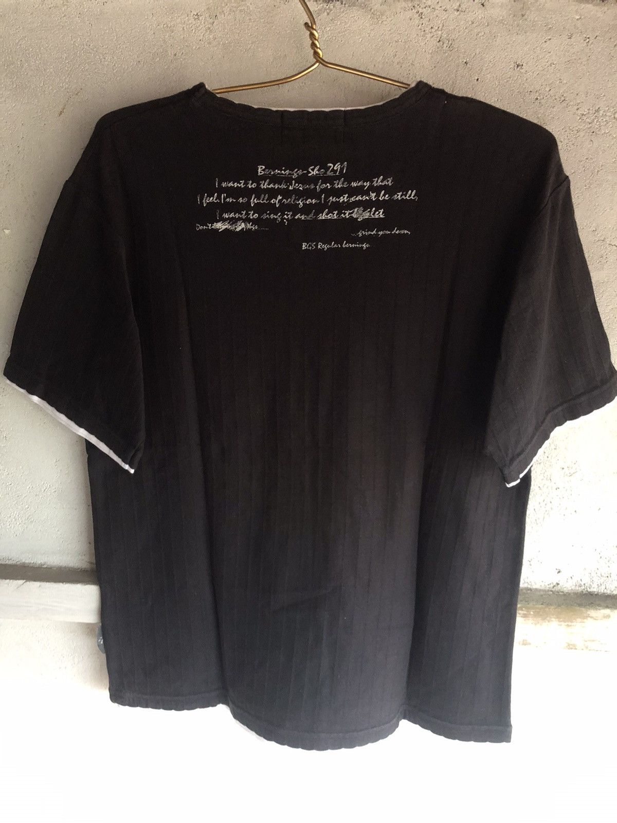If Six Was Nine × Japanese Brand × Le Grande Bleu (L.G.B.) Berning sho Poem Goth Punk tshirt Size US L / EU 52-54 / 3 - 3 Thumbnail