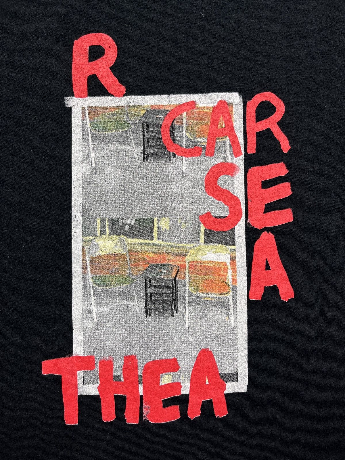 Vintage CAR SEAT HEADREST - MAKING A DOOR LESS OPEN RARE TEE - № 691 Size US L / EU 52-54 / 3 - 4 Thumbnail