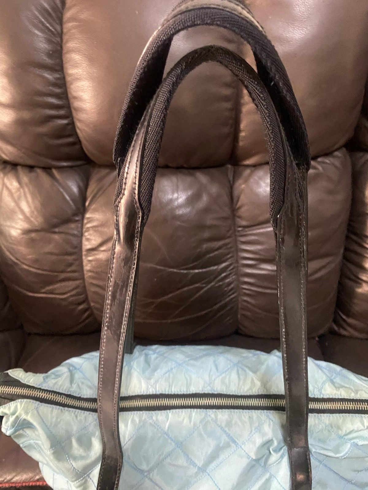 Prada Authentic Vintage Prada Tessuto Nyalon Tote Bag Size ONE SIZE - 6 Thumbnail