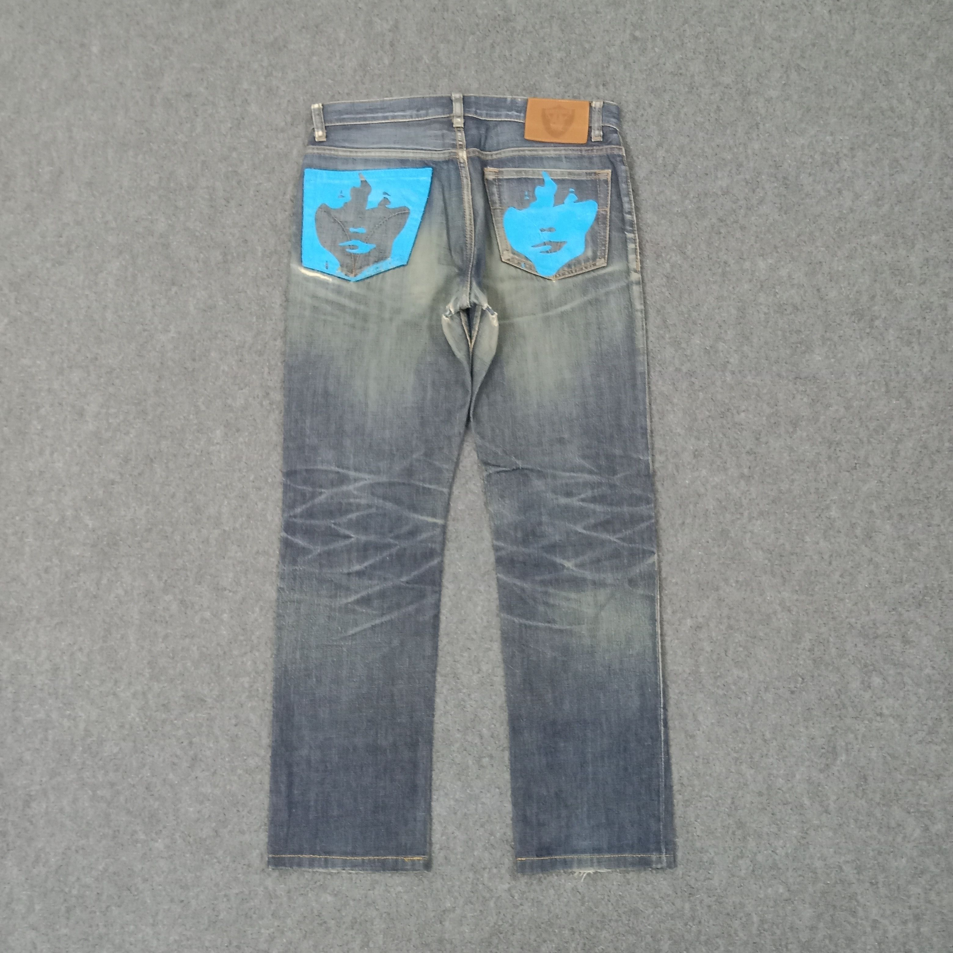 Hysteric Glamour Japanese Brand Denim Jeans C252N4