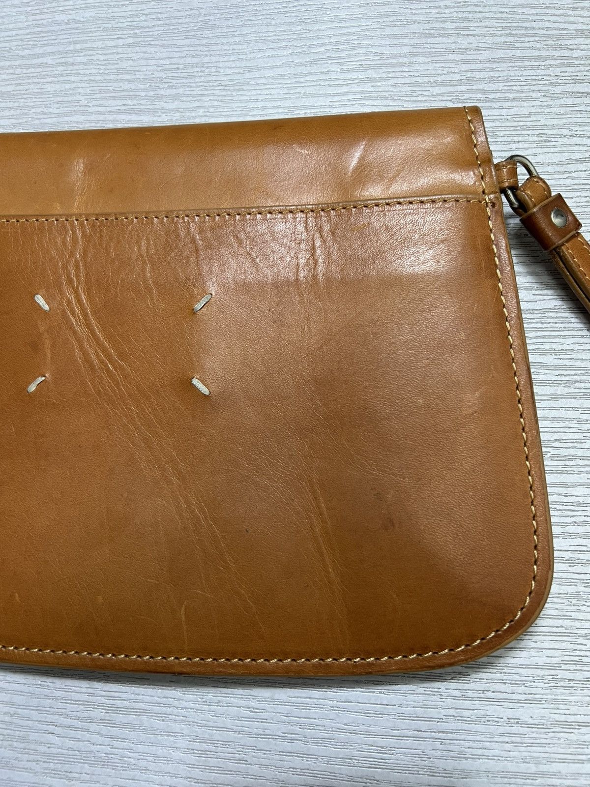 Maison Margiela Maison Margiela - A/W 15’ - Leather Flap Clutch Bag Size ONE SIZE - 11 Thumbnail
