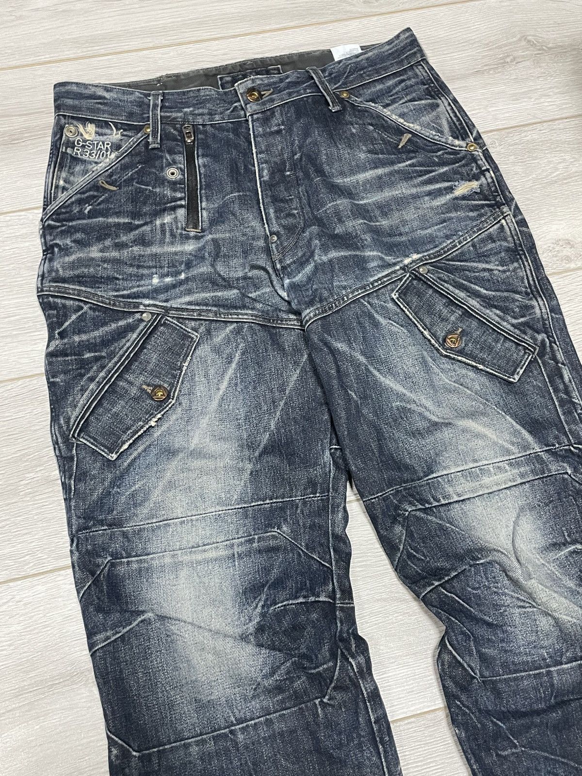 G-Star G star raw denim wide loose pants jeans Size US 33 - 4 Thumbnail
