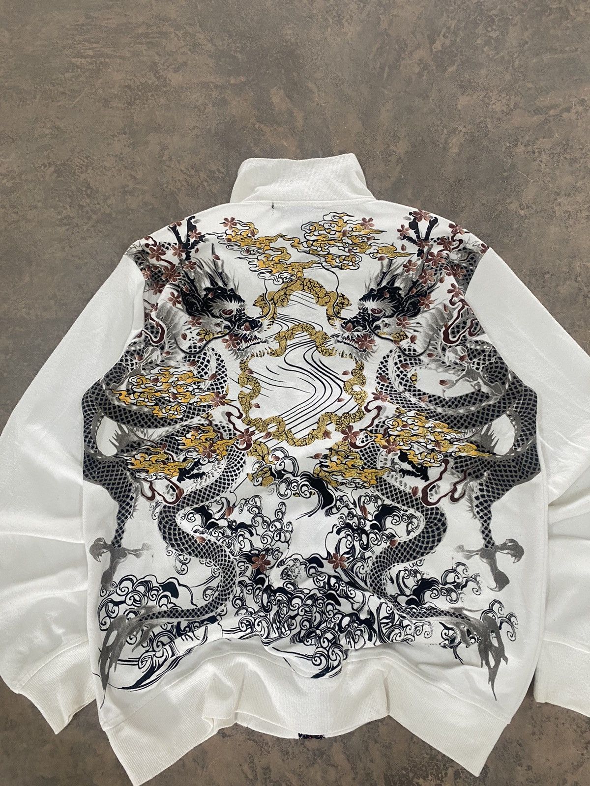 Japanese Brand Dragon🐉 Japan Designer Overprint Zipper Sukajan Motive lgb Size US M / EU 48-50 / 2 - 1 Thumbnail