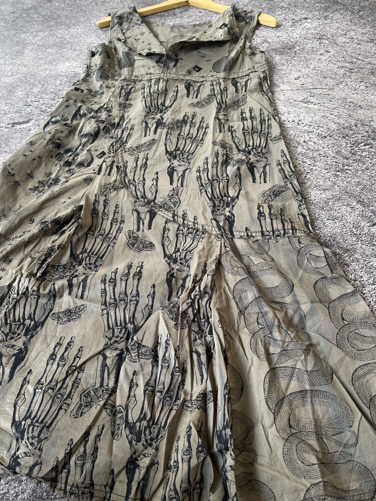 Hysteric Glamour HYSTERIC GLAMOUR SNAKE SKULL SLEEVESS DRES Size M / US 6-8 / IT 42-44 - 2 Thumbnail