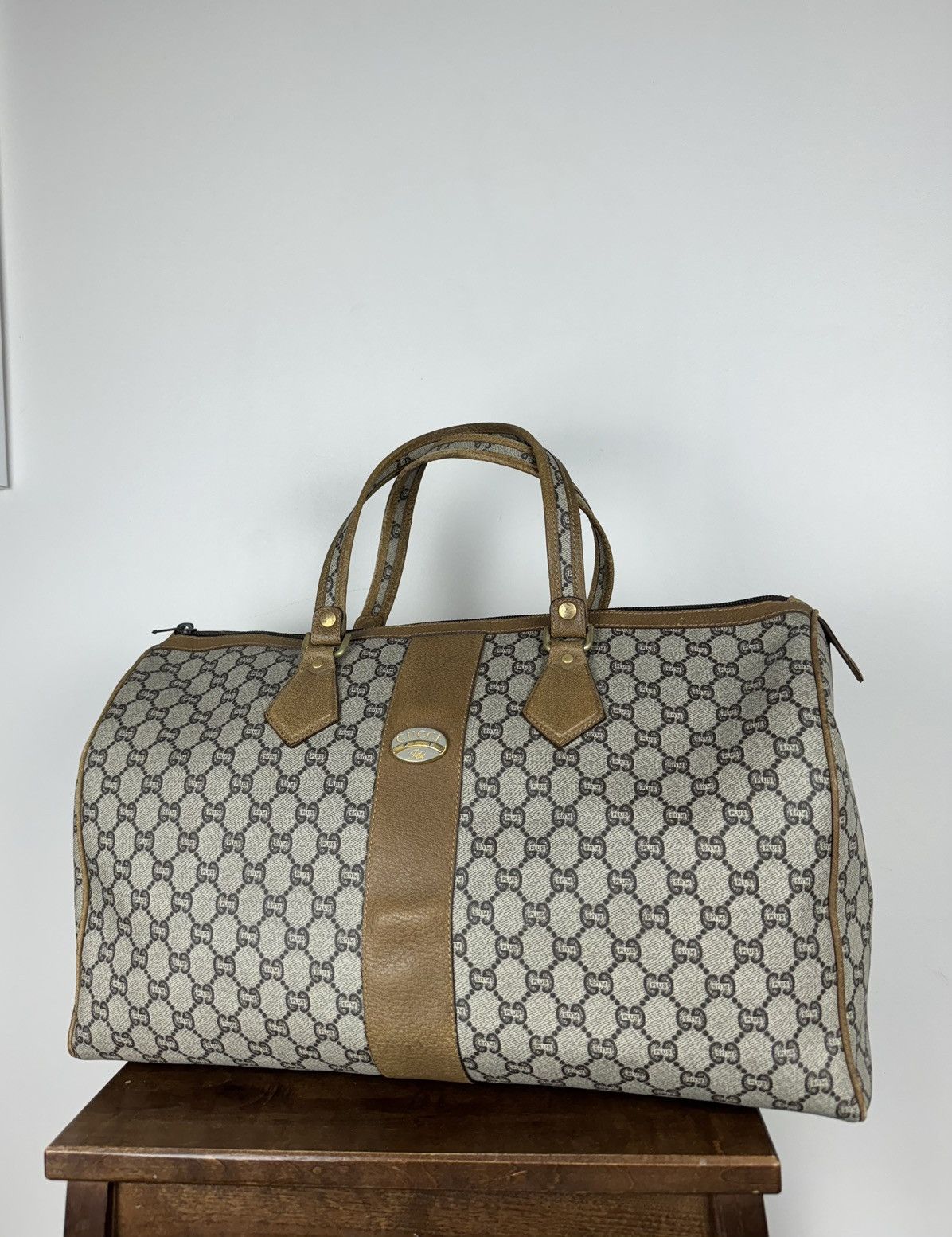 Gucci Luxury rare bag Gucci Plus travel Boston Bag original item Size ONE SIZE - 1 Thumbnail