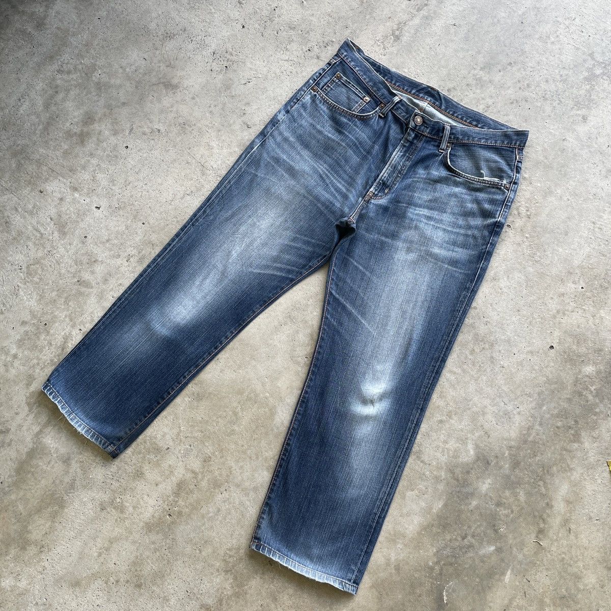 Edwin Vintage Edwin 503 Made In Japan Jeans Faded Pants Denim Size US 36 / EU 52 - 2 Thumbnail