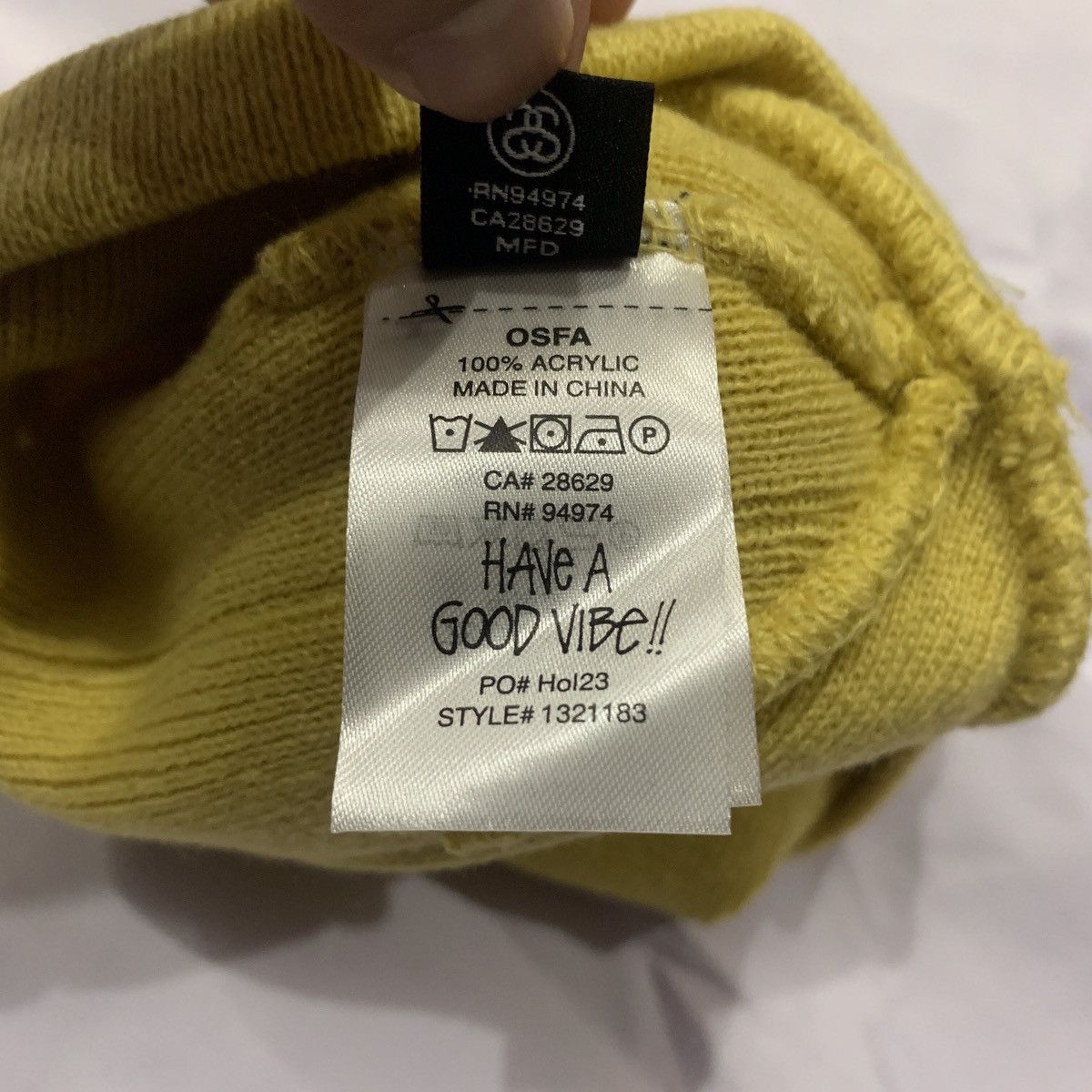 Stussy × Vintage Stussy Workgear Print Skullcap Size ONE SIZE - 4 Thumbnail