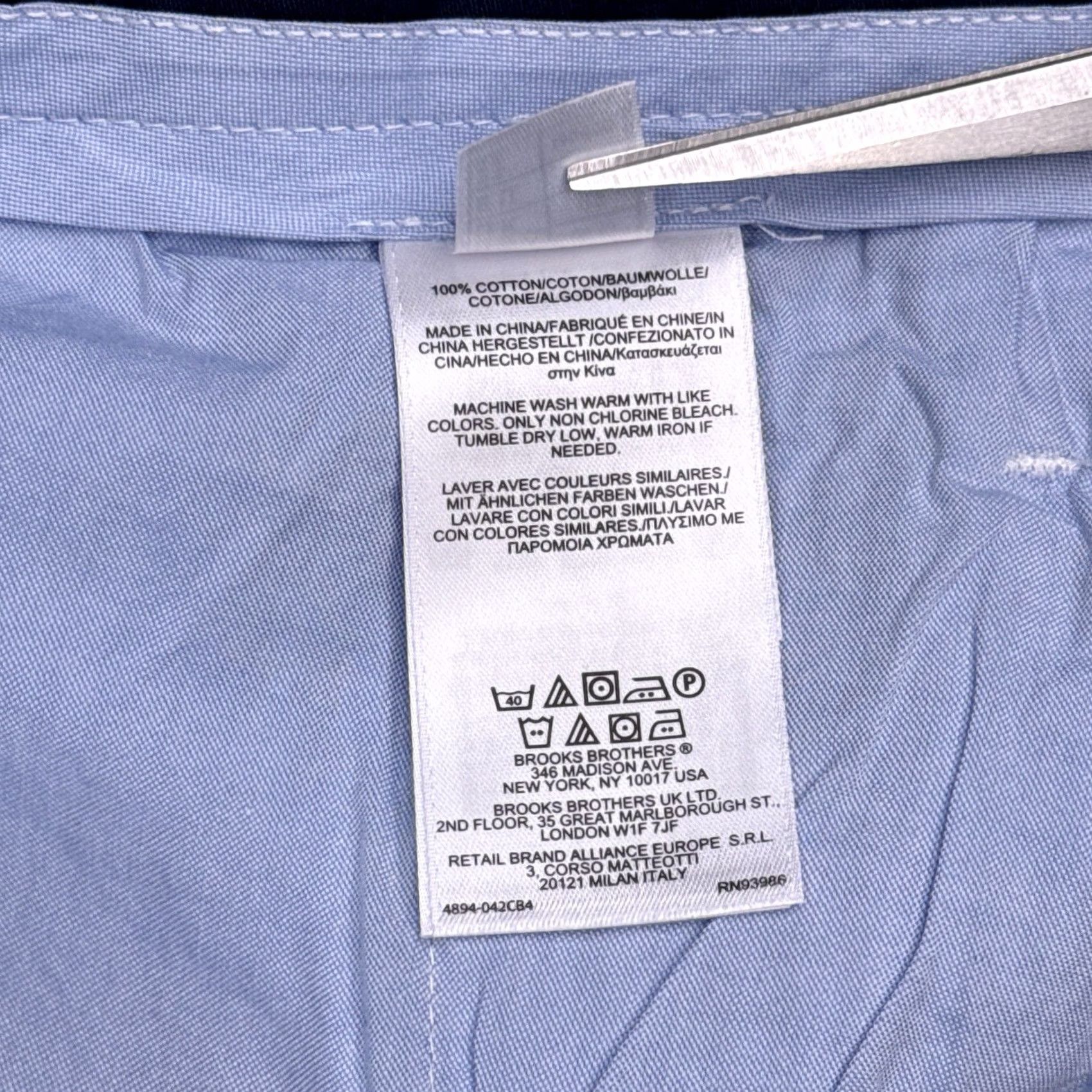 Brooks Brothers Brooks Brothers Bermuda Shorts Mens W33 Blue Seersucker Striped New Size US 33 - 6 Thumbnail