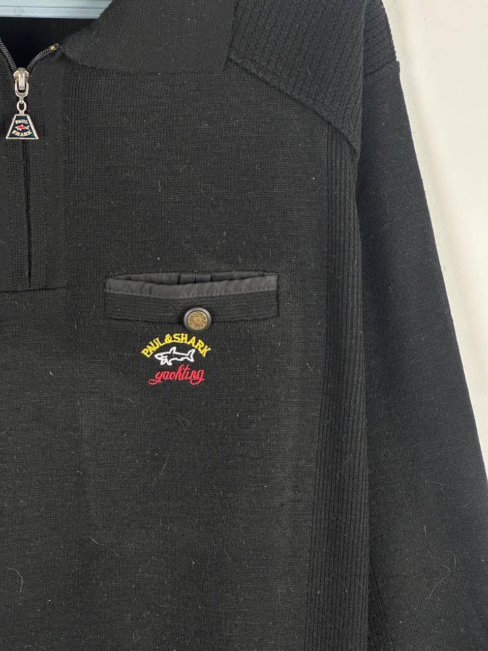 Paul & Shark × Vintage Paul and Shark Yachting Wool Cableknit Sweater Mens Size US XL / EU 56 / 4 - 4 Thumbnail