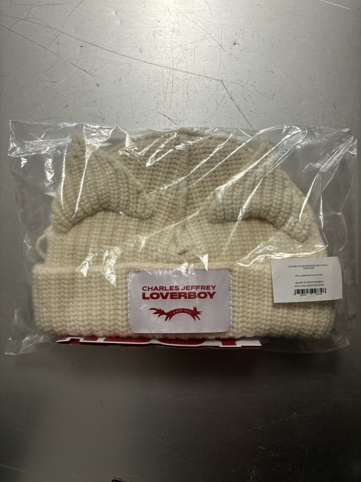 Charles Jeffrey LOVERBOY Charles Jeffrey Loverboy Chunky Ears Beanie Size ONE SIZE - 2 Thumbnail