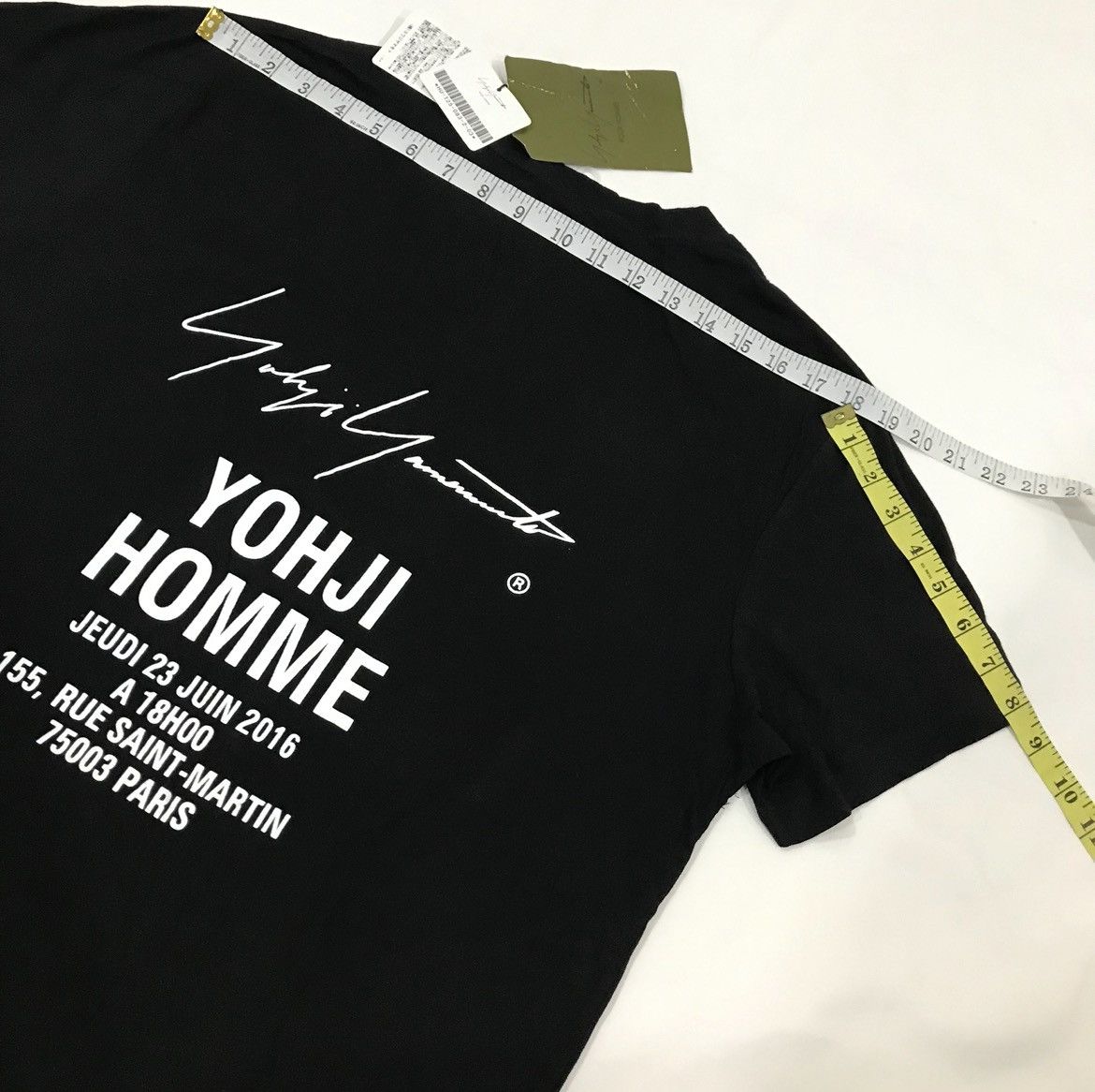 Japanese Brand × Yohji Yamamoto NeW Old Stock‼️Yohji Yamamoto Pour Home Staff Tee Size US L / EU 52-54 / 3 - 5 Thumbnail