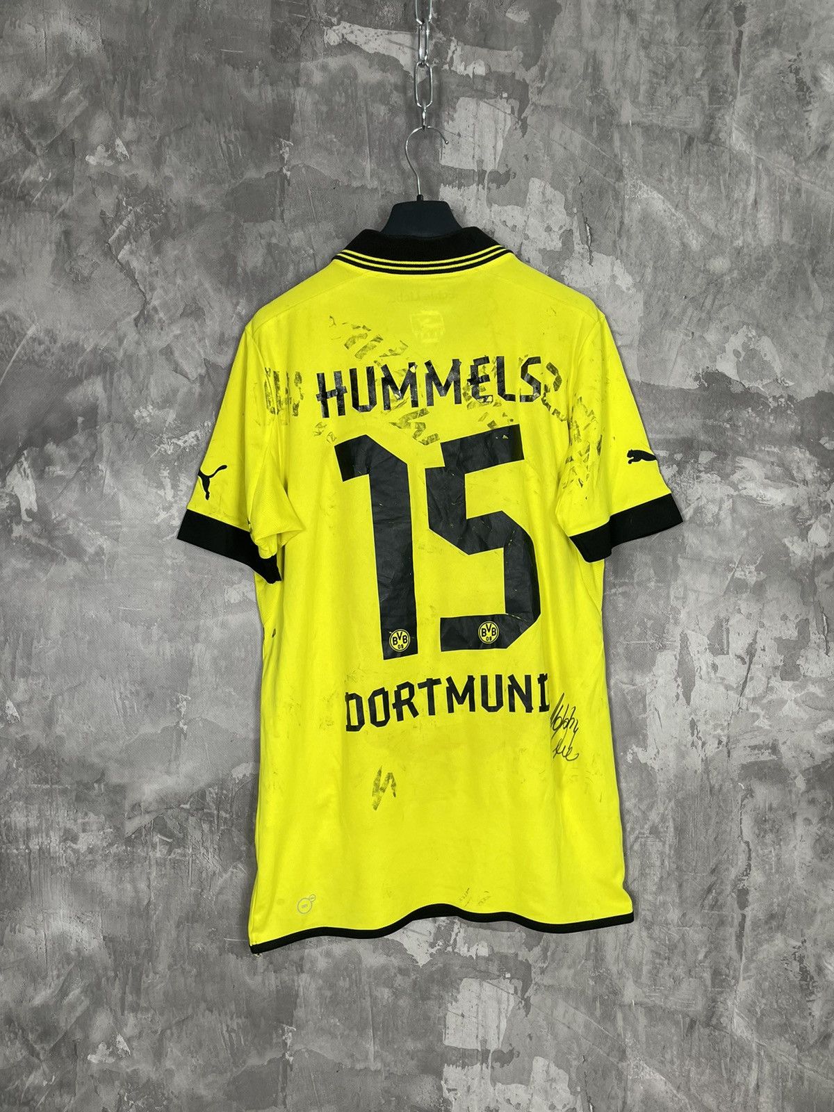 Puma Football Soccer BORUSSIA DORTMUND Rare Home Jersey Size US M / EU 48-50 / 2 - 14 Thumbnail