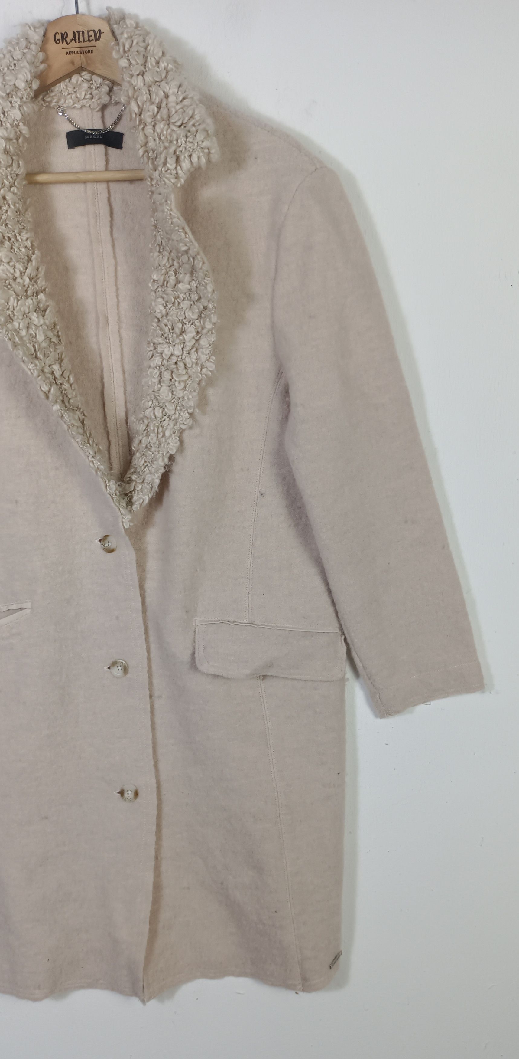 Diesel Vintage🔥 DIESEL wool coat Size M / US 6-8 / IT 42-44 - 4 Thumbnail