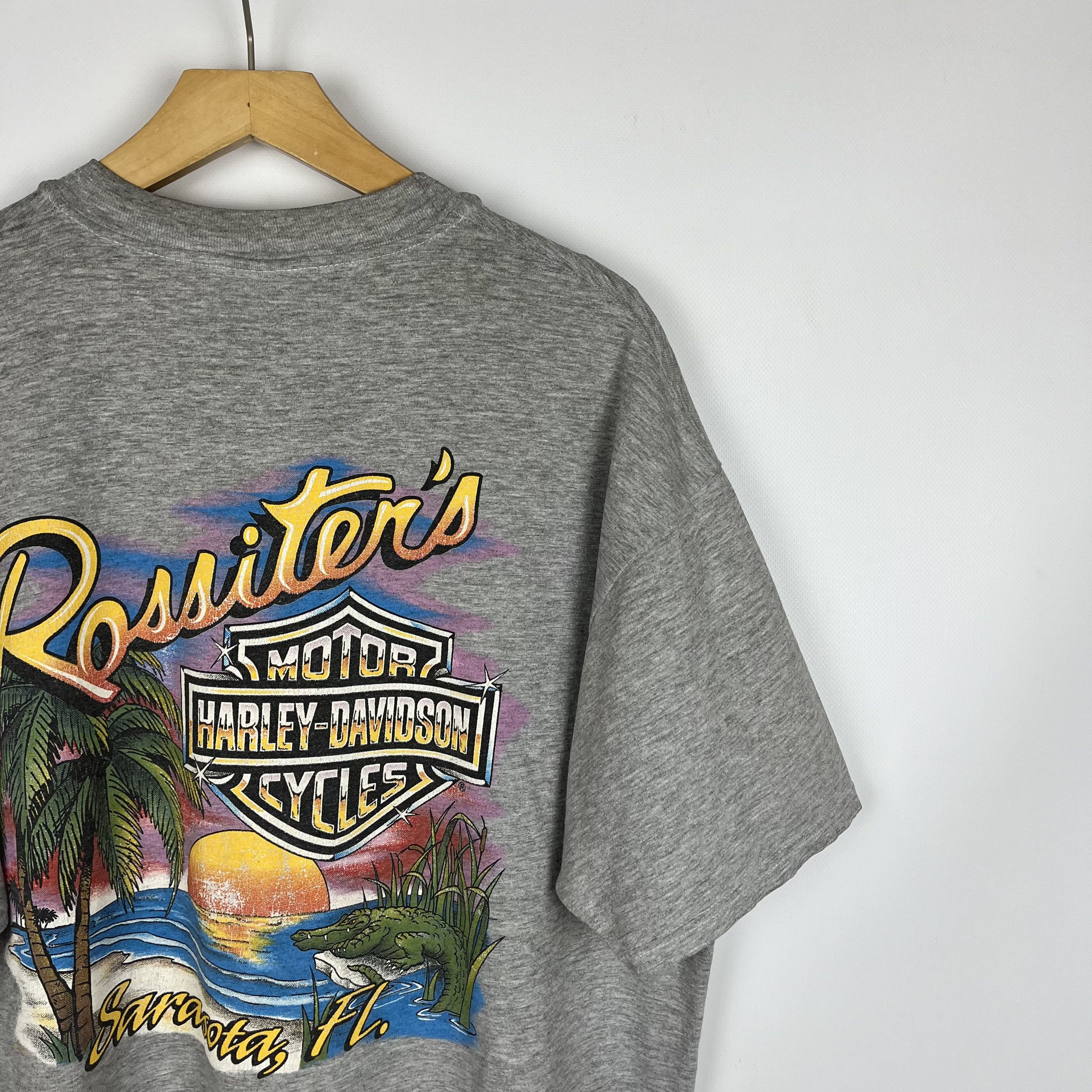 Harley Davidson Vintage Harley Davidson Florida Rare T Shirt 1997 Size US XL / EU 56 / 4 - 2 Thumbnail