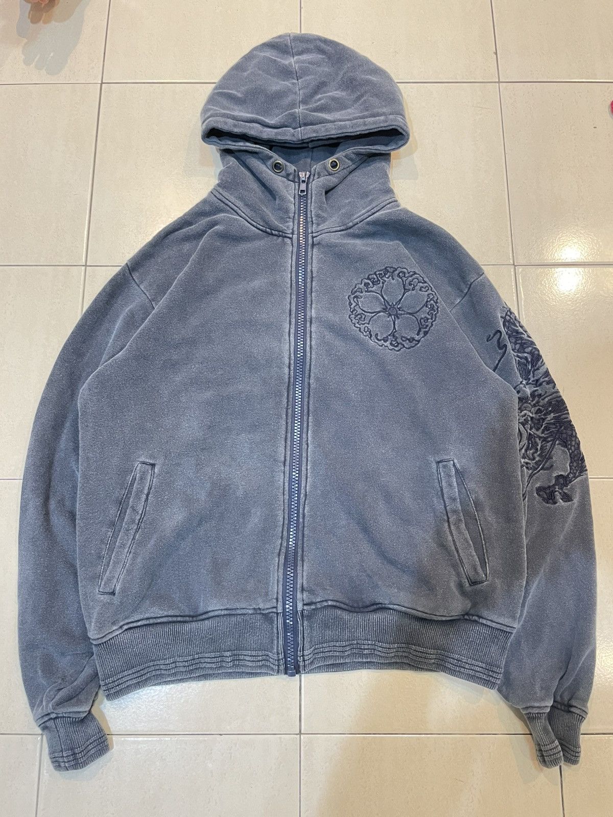 Vintage 🔥VINTAGE🔥EMBORIDERY DRAGON HOODIE Size US L / EU 52-54 / 3 - 2 Thumbnail