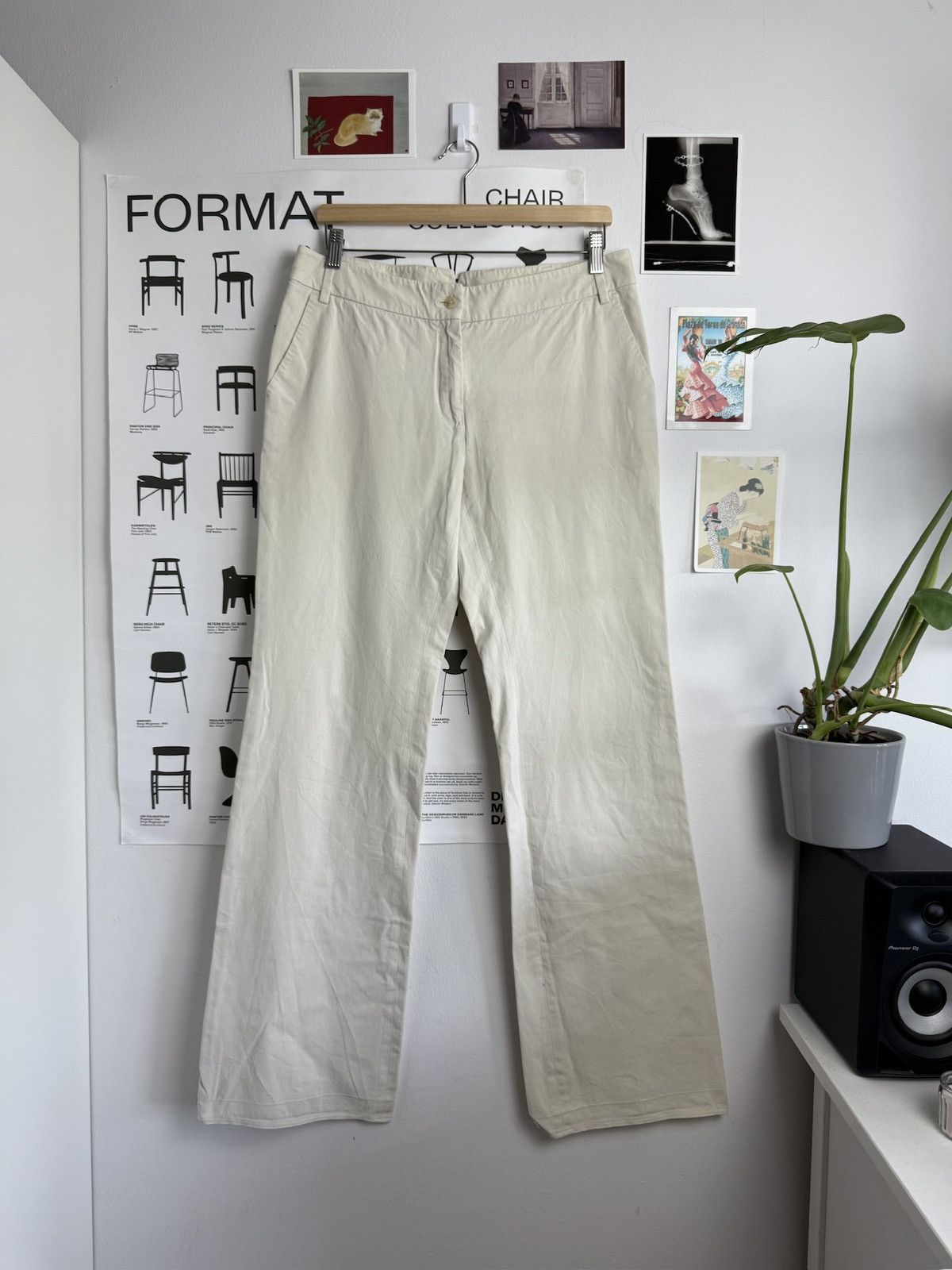 Max Mara Max Mara flared bell bottom pants US14 designer office luxury Size 36" / US 14 / IT 50 - 1 Thumbnail