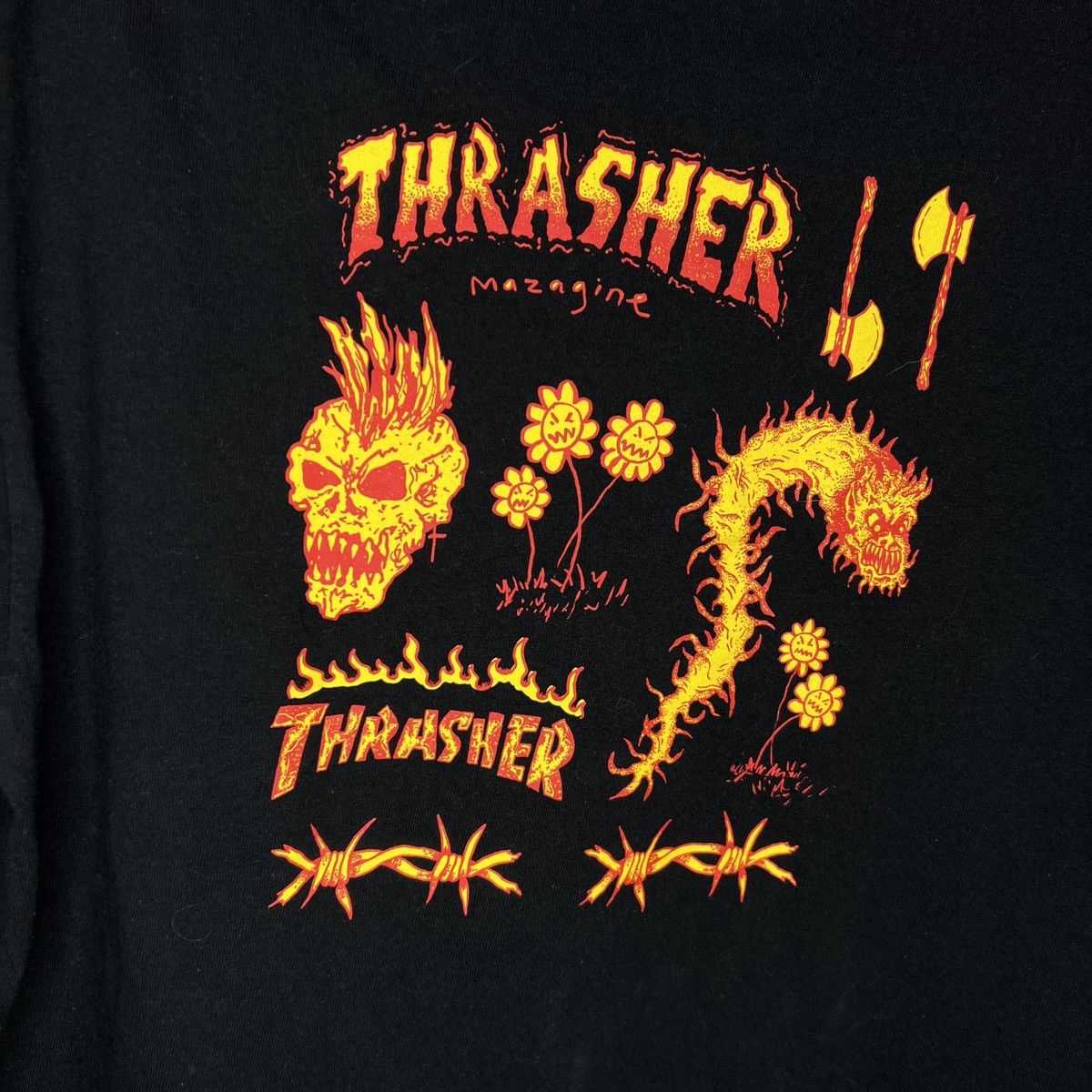 Thrasher VINTAGE Y2K THRASHER TSHIRT TEE Size US M / EU 48-50 / 2 - 9 Thumbnail