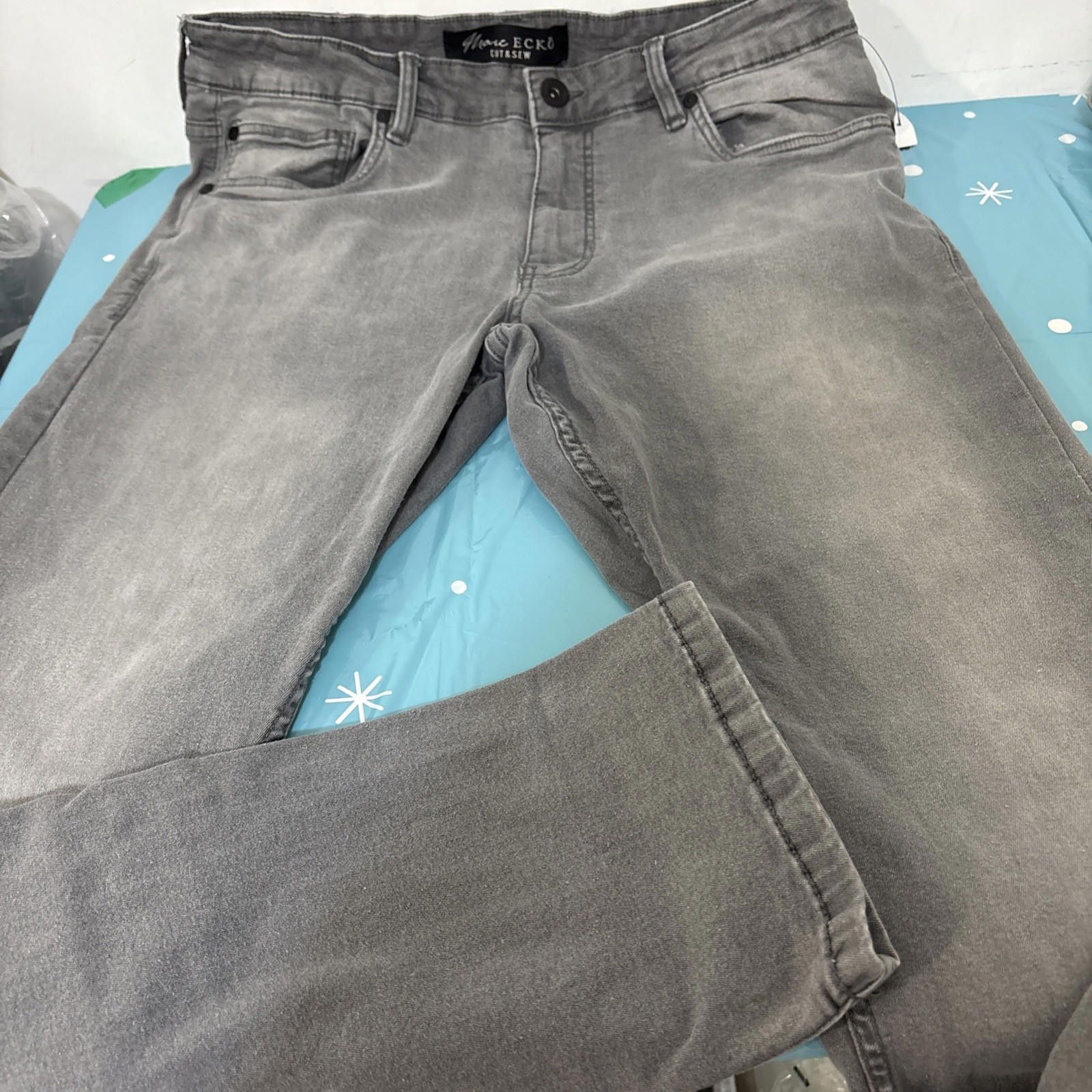 Ecko Unltd. Marc Ecko Cut Sew Jeans Men’s Size 34x30 Gray/Blk Size US 34 / EU 50 - 1 Thumbnail