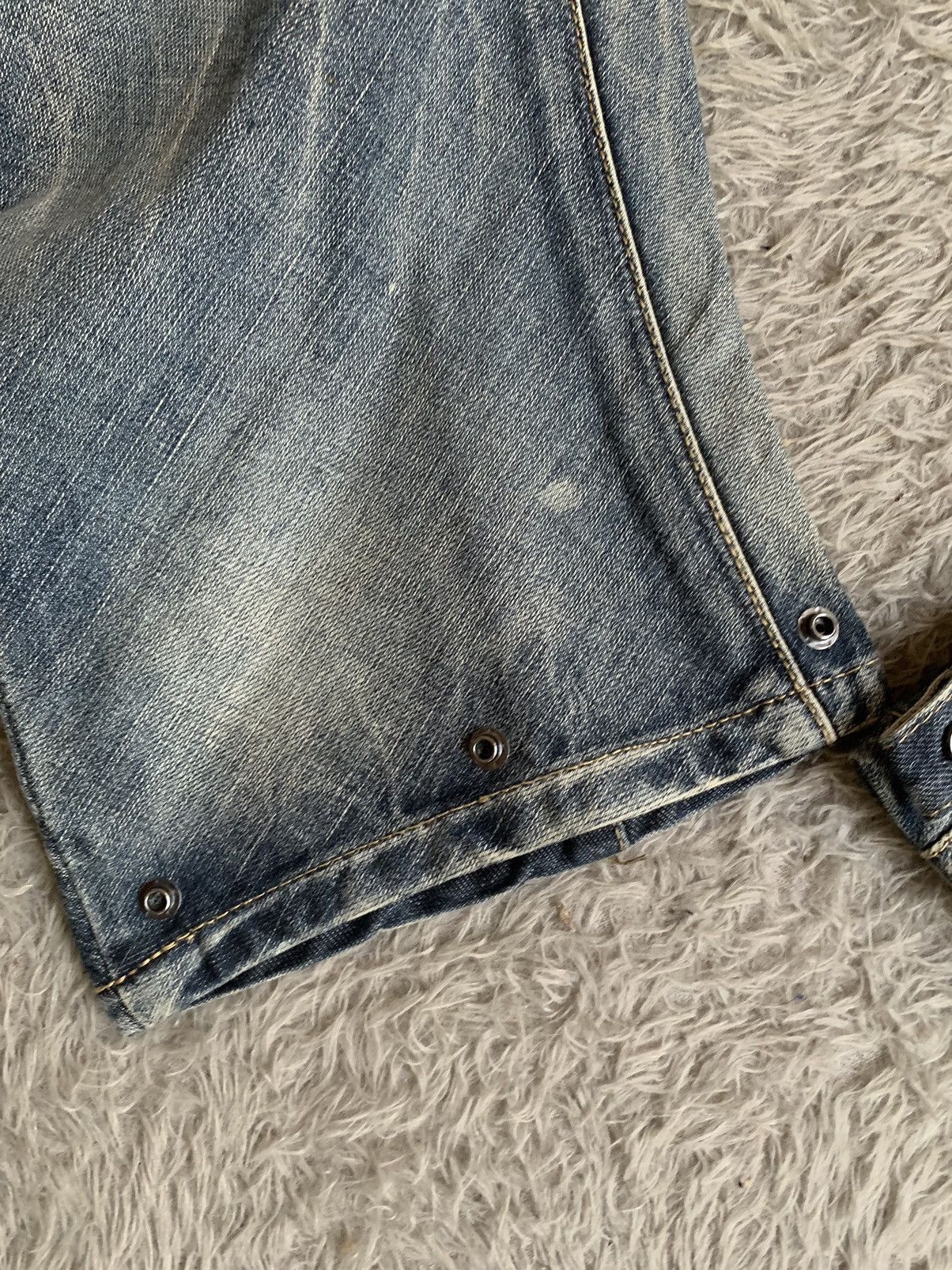 PPFM PPFM Curve J Leg Washed Denim Pant Size US 31 - 9 Thumbnail