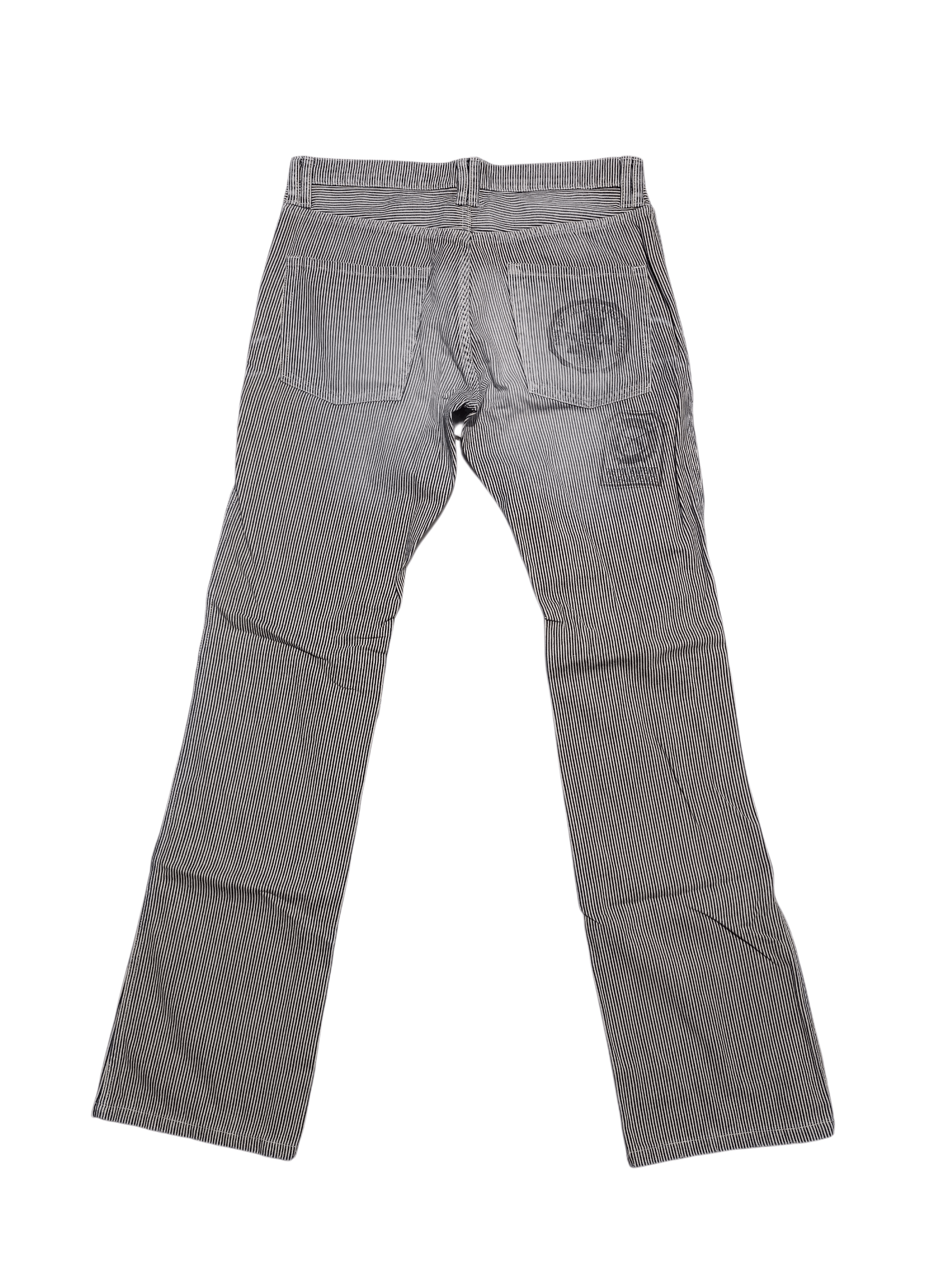 roarguns Roarguns Hickory Stripe Faded Wash Bootcut Flare Pant Size US 30 / EU 46 - 5 Thumbnail