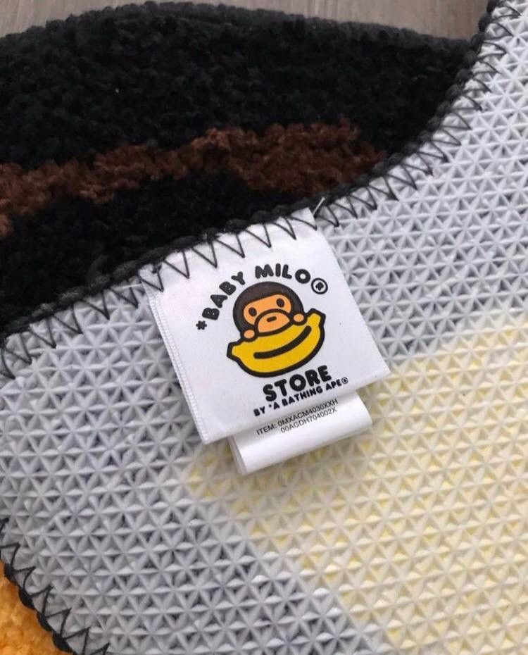Bape Bape Baby Milo Sta Rug Brown/Yellow Size ONE SIZE - 7 Thumbnail