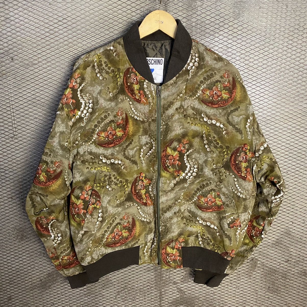 Moschino Floral Bomber Jacket