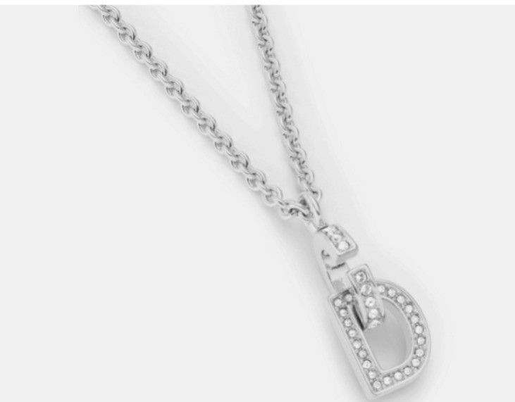 Dior o1w1db11224 Size: OS / CD Lock Necklace in Silver Size ONE SIZE - 2 Thumbnail