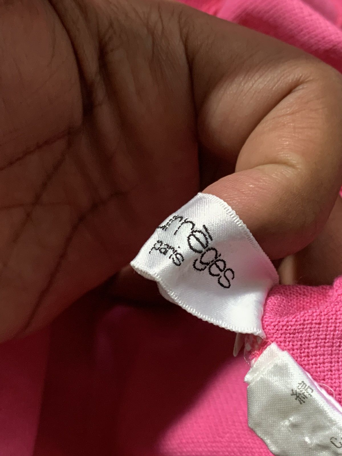 Courreges Vintage Courreges crop polo tee Size S / US 4 / IT 40 - 6 Thumbnail
